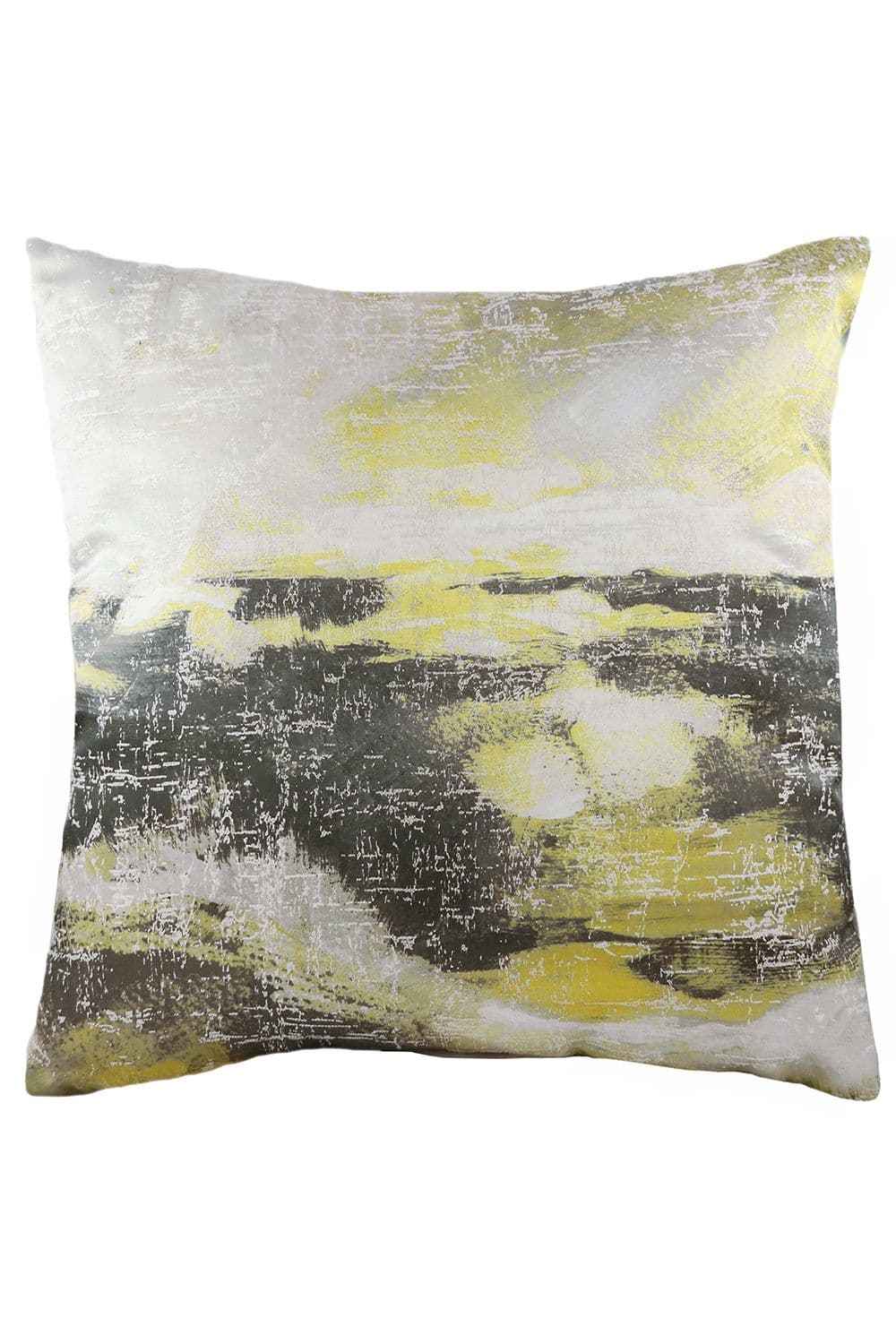 Landscape Abstract Hand-Painted Printed Cushion