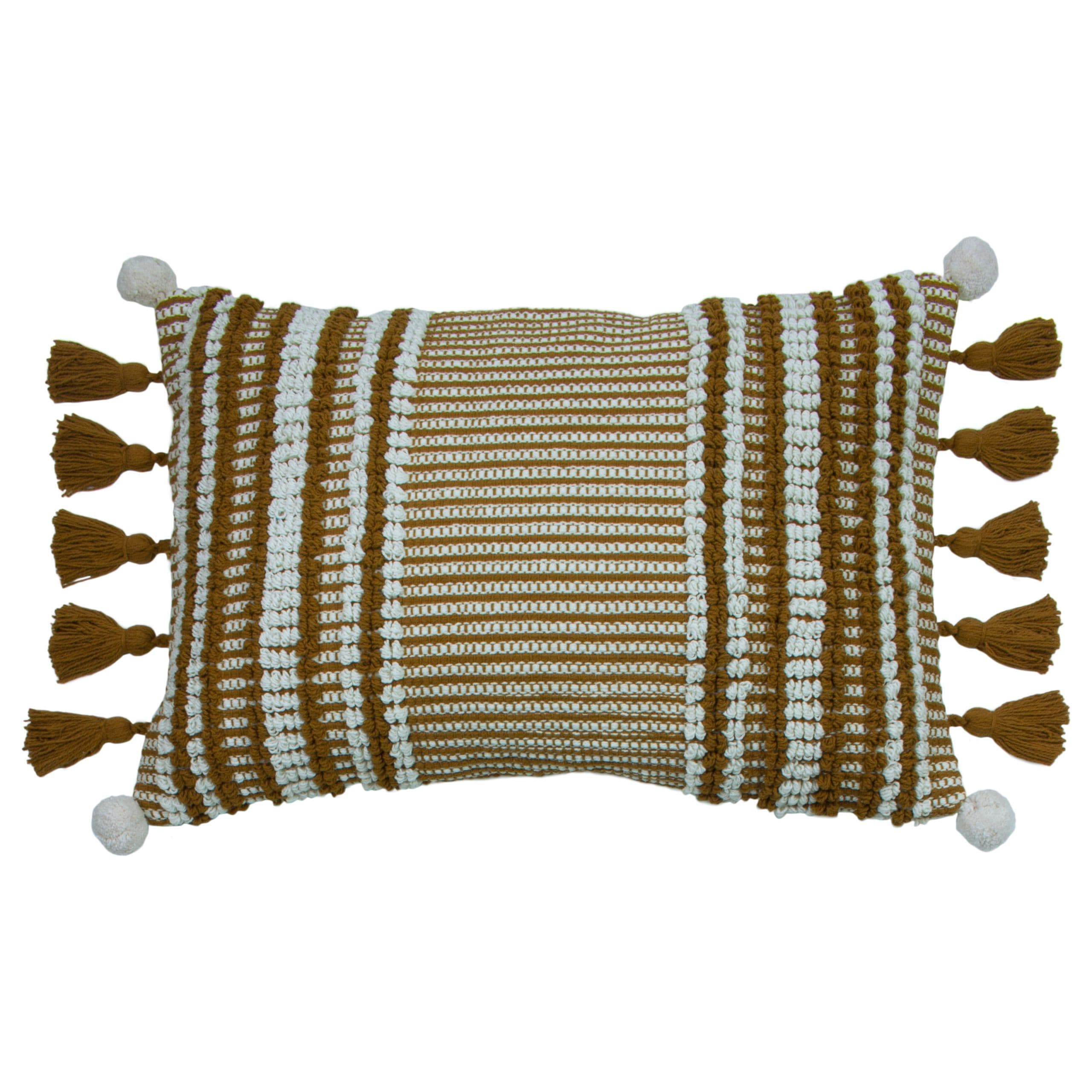 Lotta Geometric Tasselled Cushion