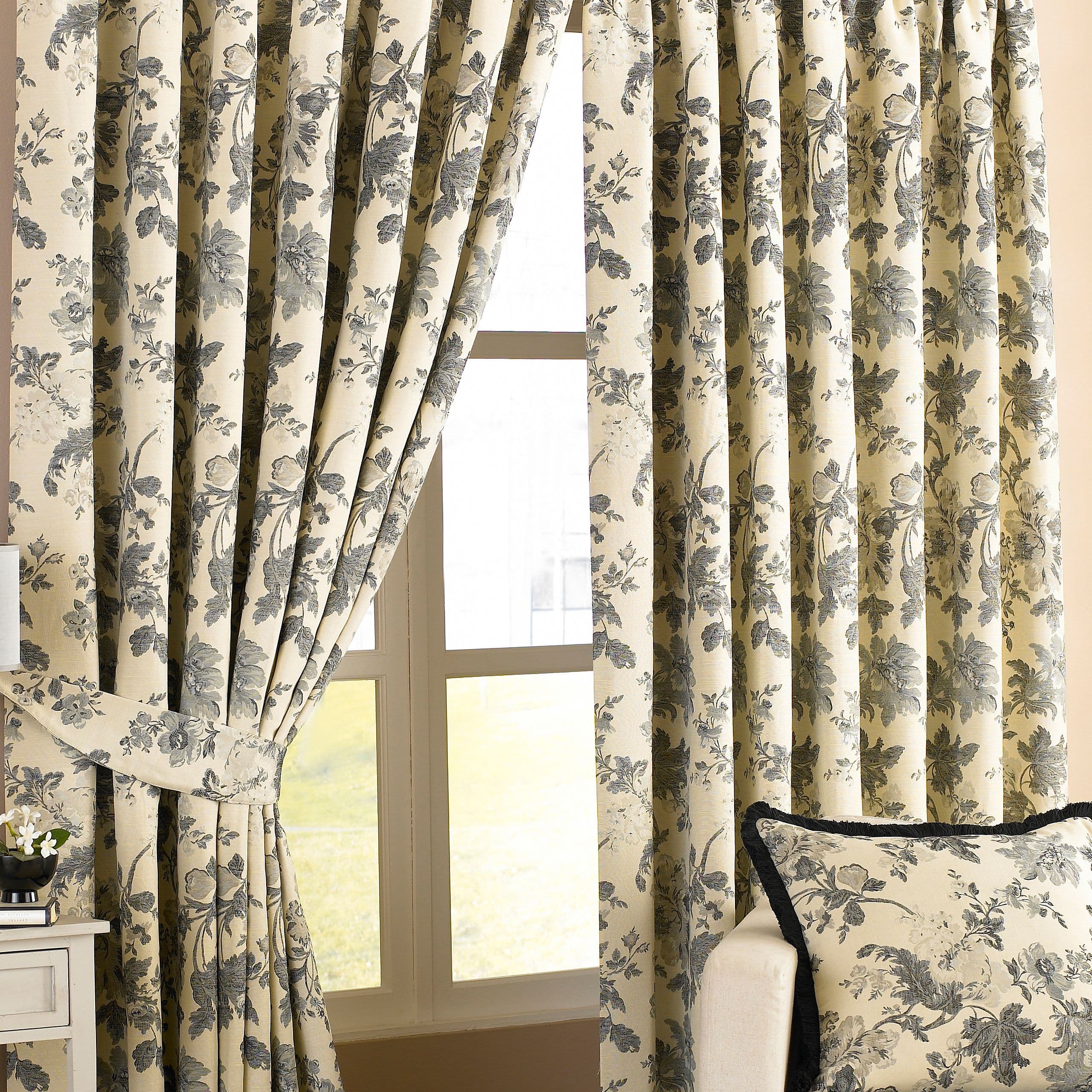 Berkshire Floral Eyelet Curtains
