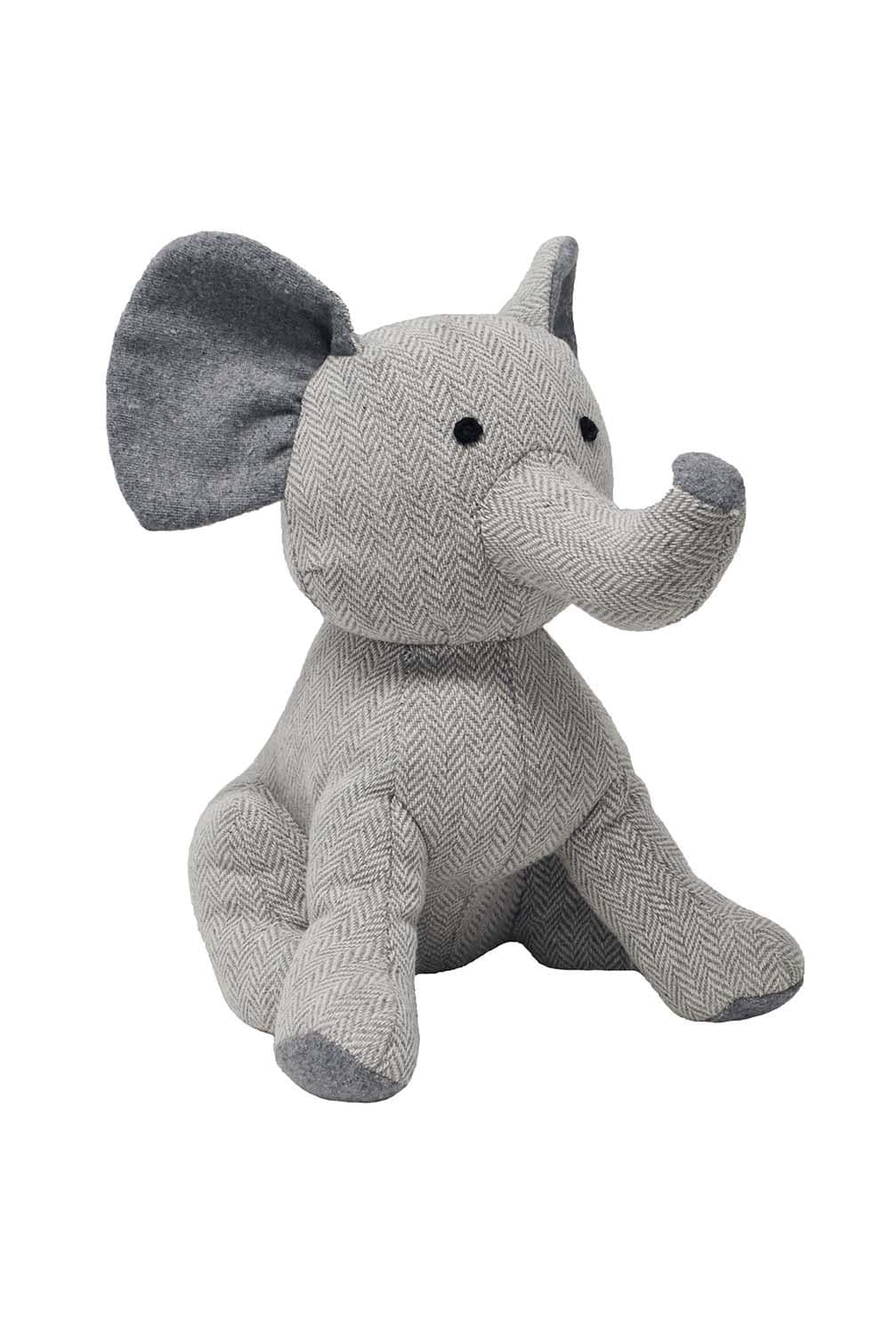 Elephant Herringbone Novelty Door Stop