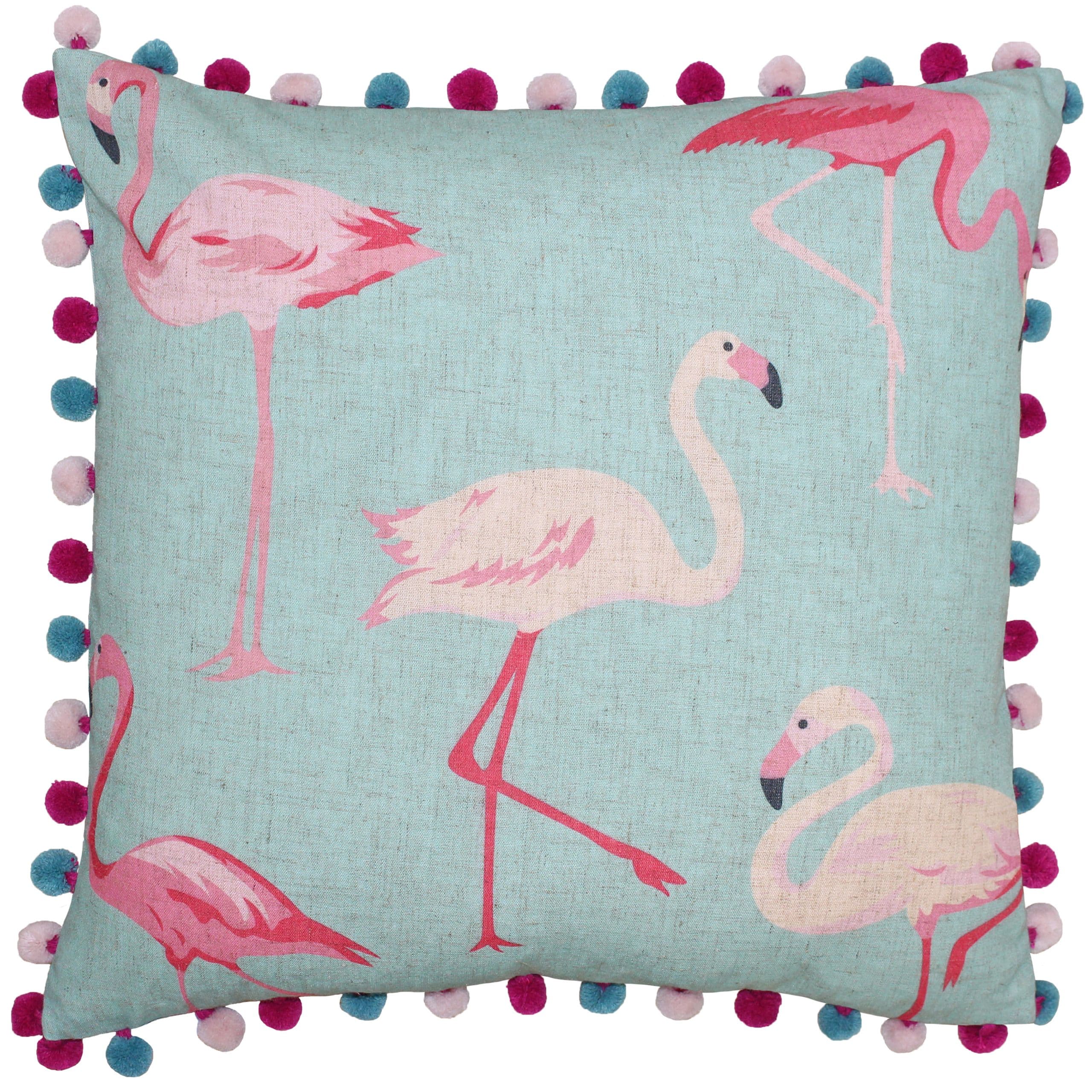 Flamingo Printed Cushion