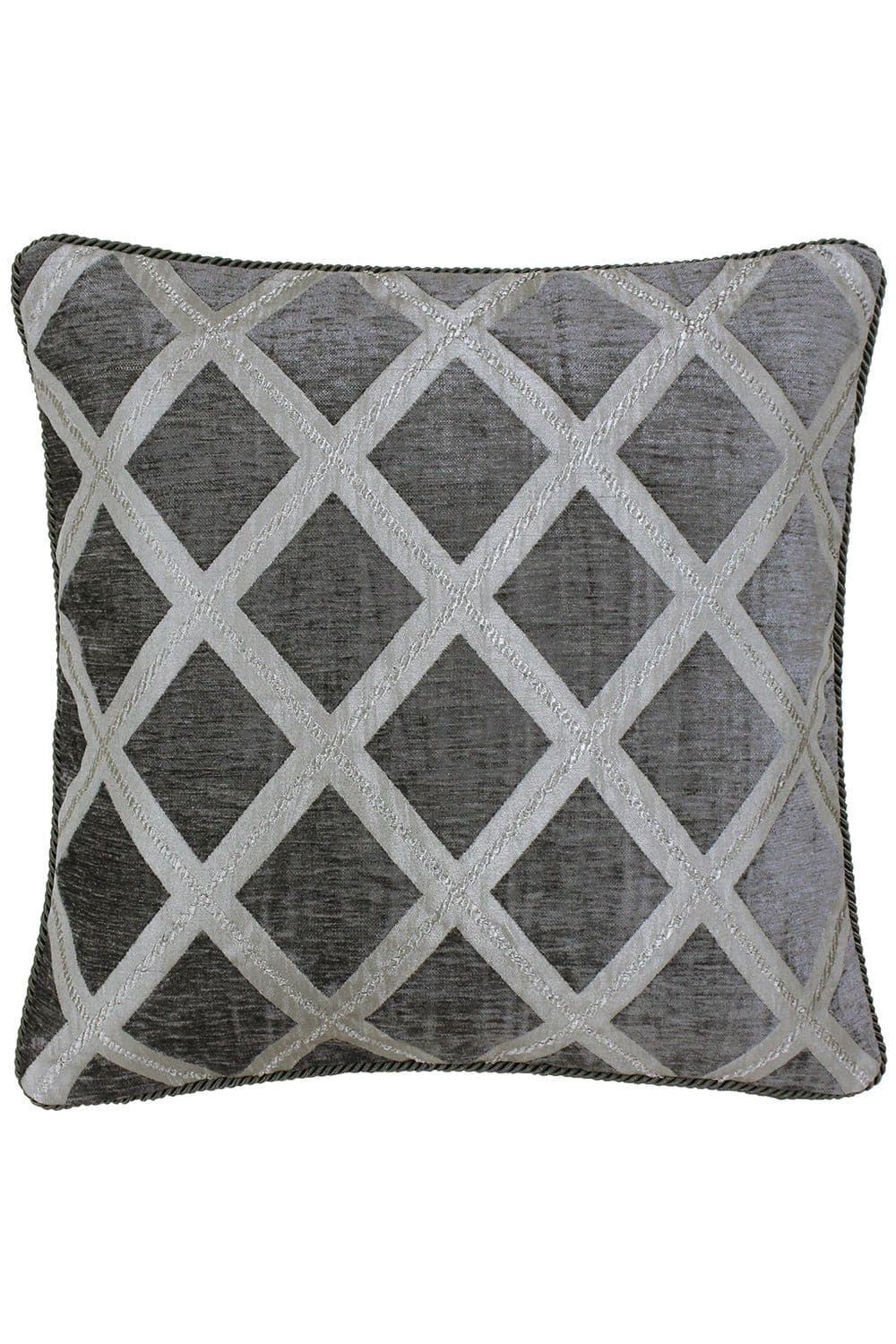 Hermes Chenille Braid Edged Cushion