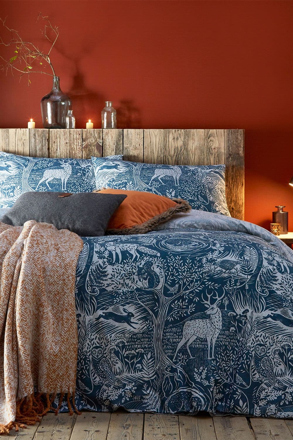 Winter Woods Animal Duvet Cover Set