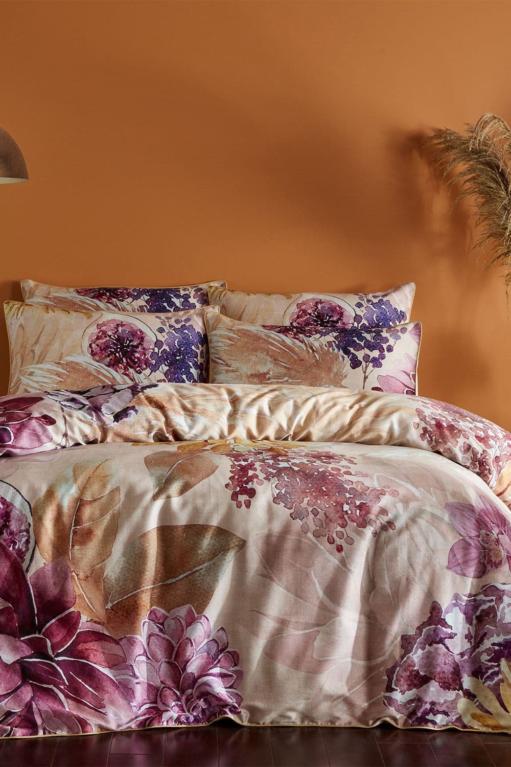 Saffa Floral 100% Cotton Duvet Cover Set