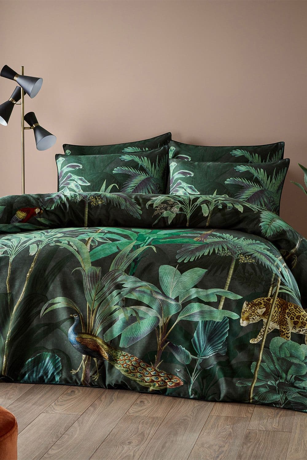 Siona Tropical 100% Cotton Duvet Cover Set