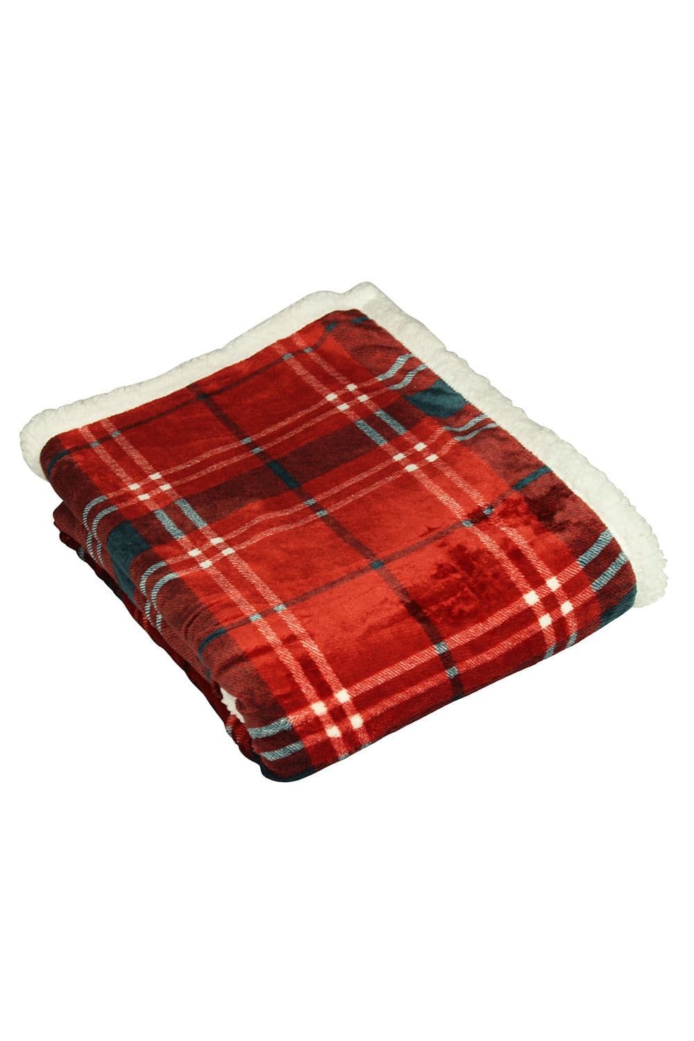 Blake Check Fleece Throw