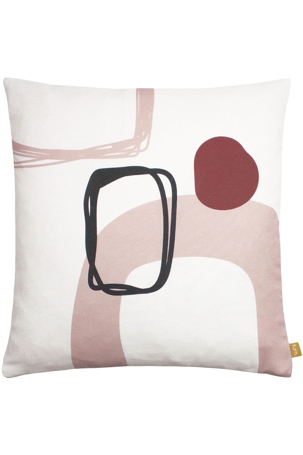 Aida Geometric Printed Recycled Cushion