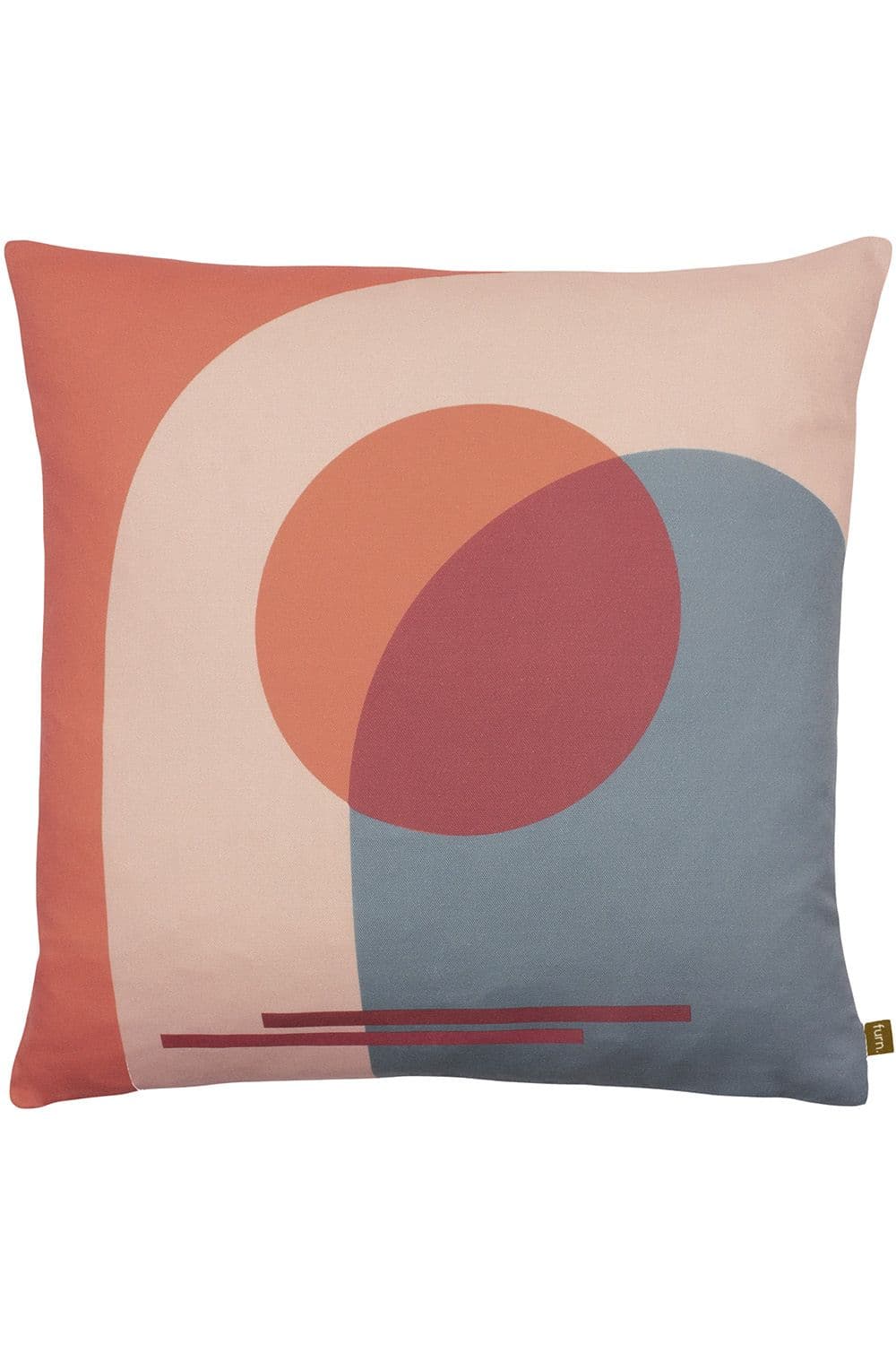Sun Arch Geometric Circular Cushion
