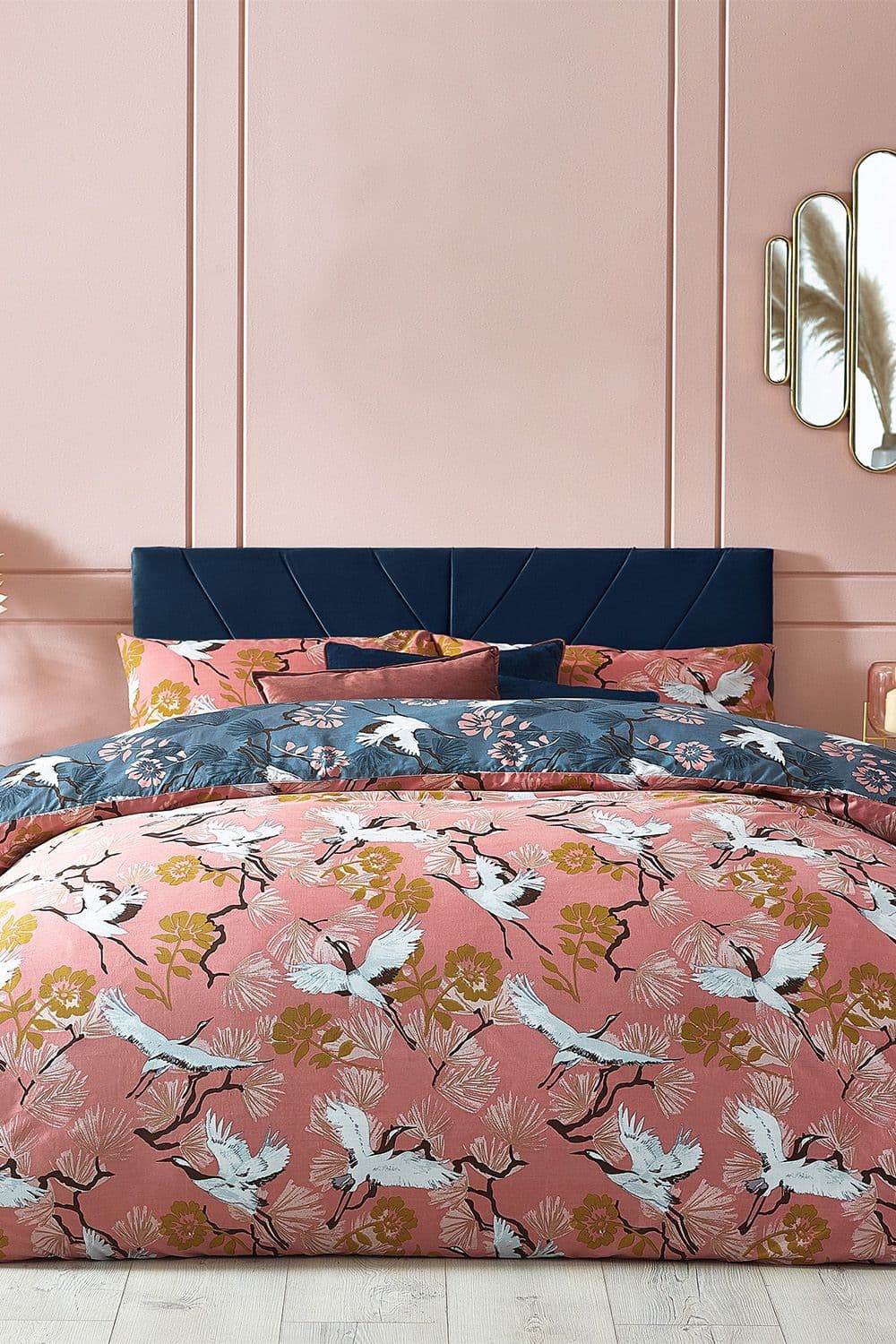 Demoiselle Botanical Reversible Duvet Cover Set