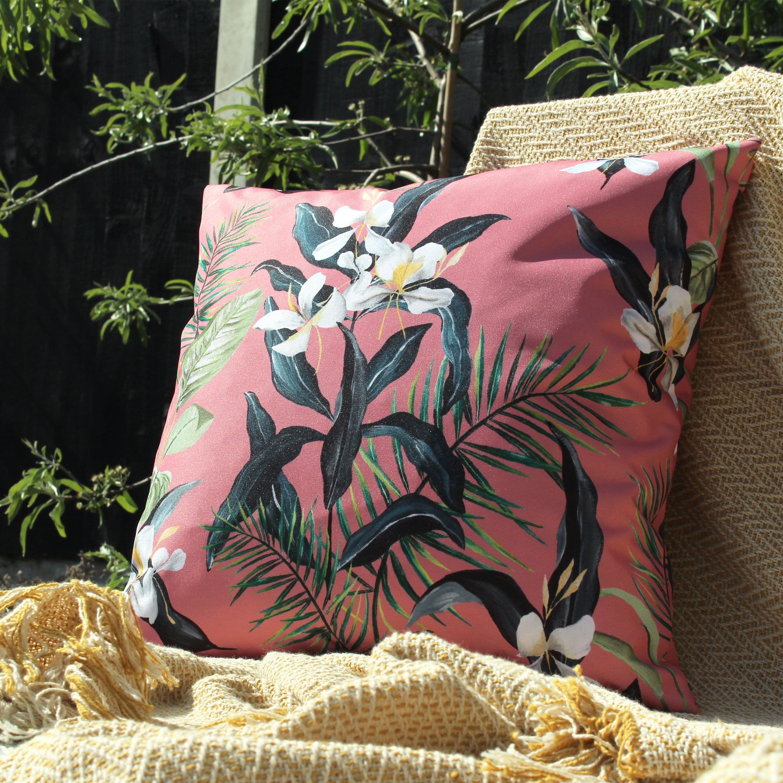 Honolulu Tropical Water & UV Resistant Outdoor Cushion