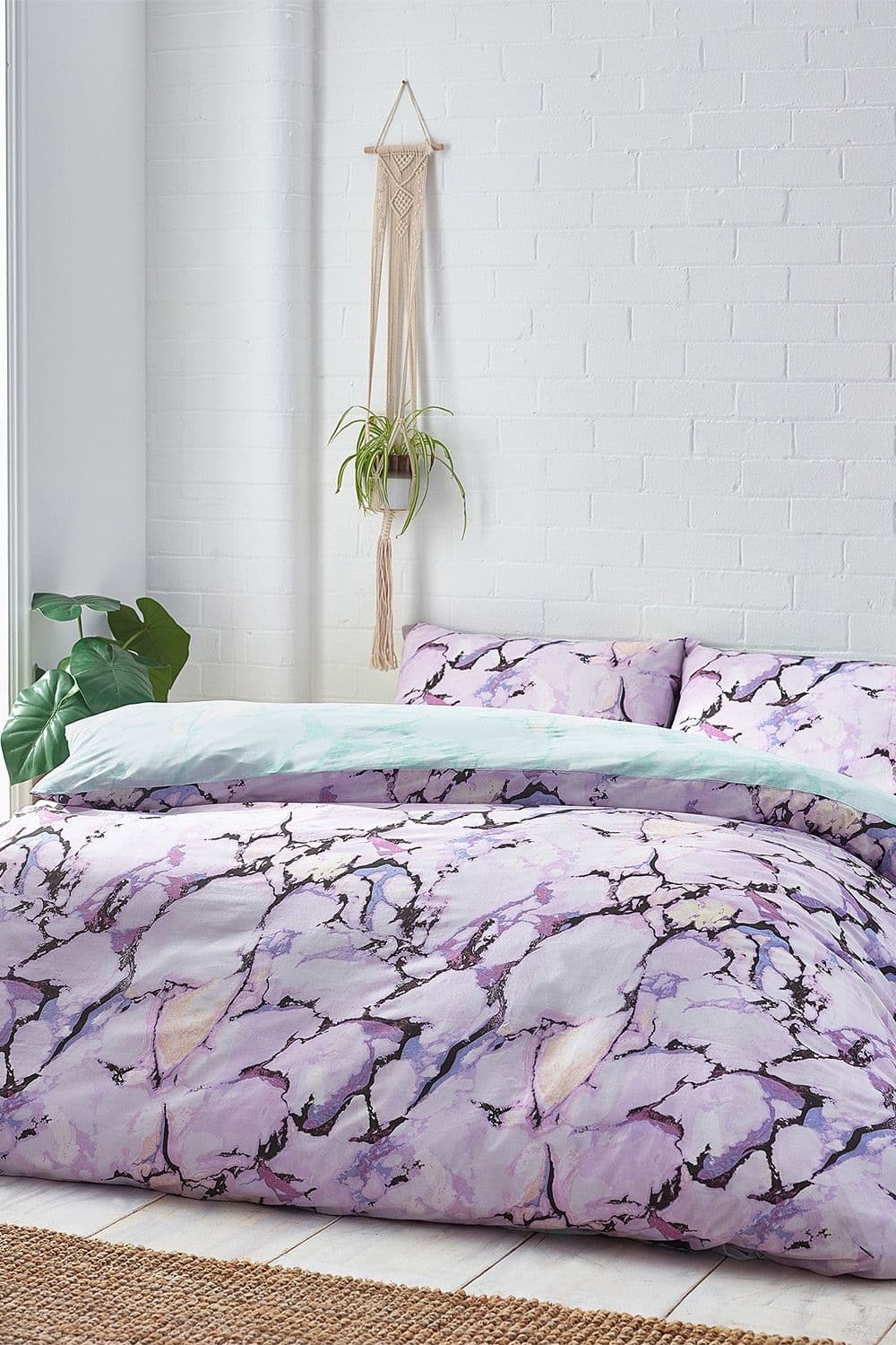 Marble Vivid Print Duvet Cover Set