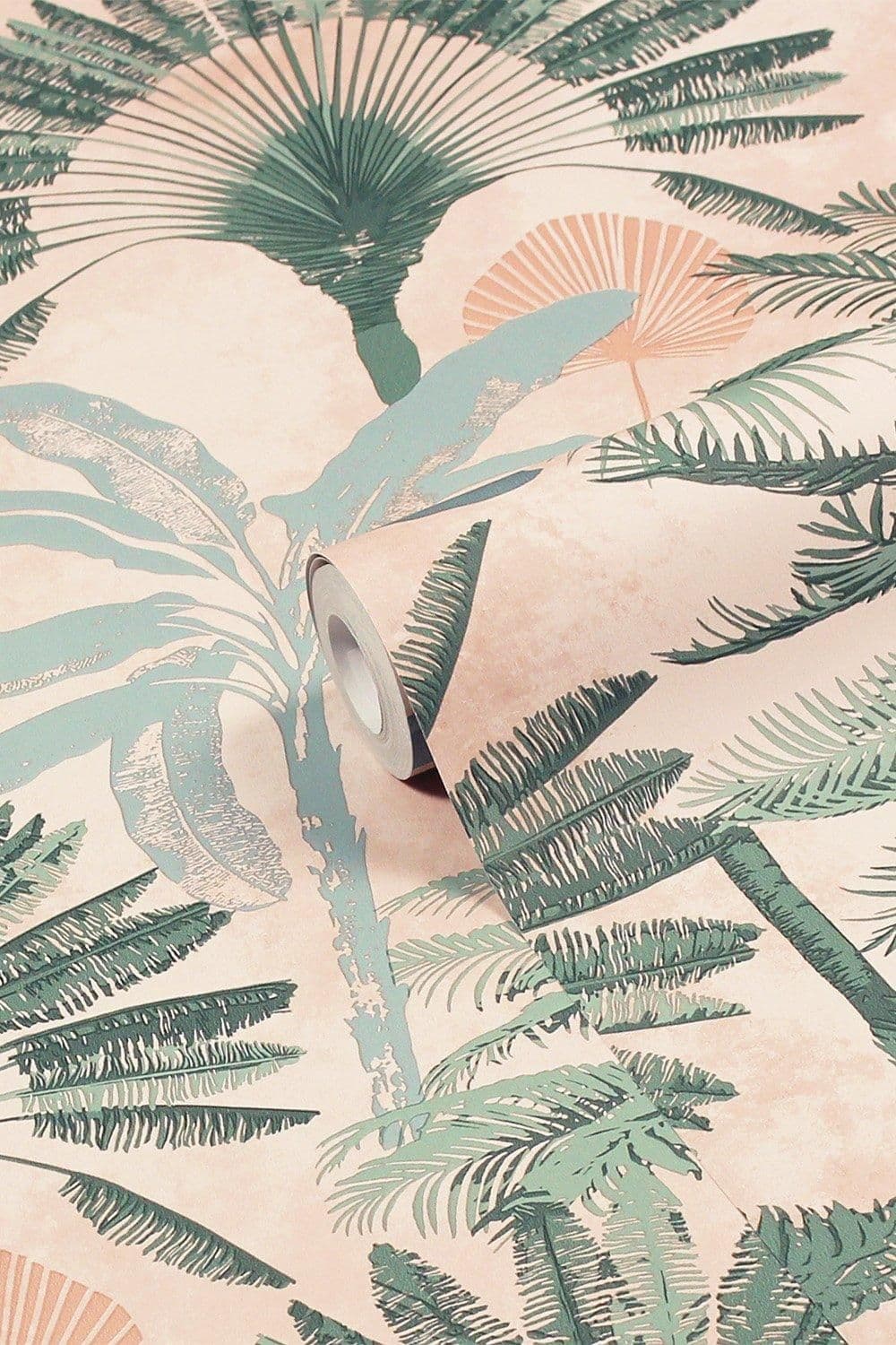 Malaysian Palm Jungle Printed Wallpaper