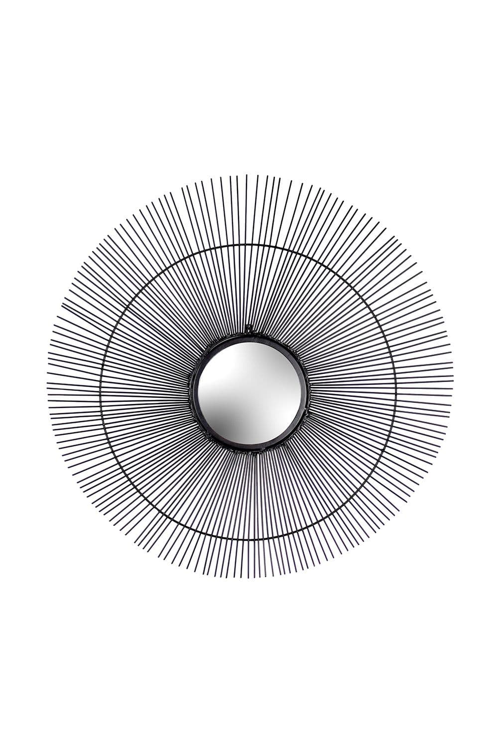 Wire Round Circular Wall Mirror