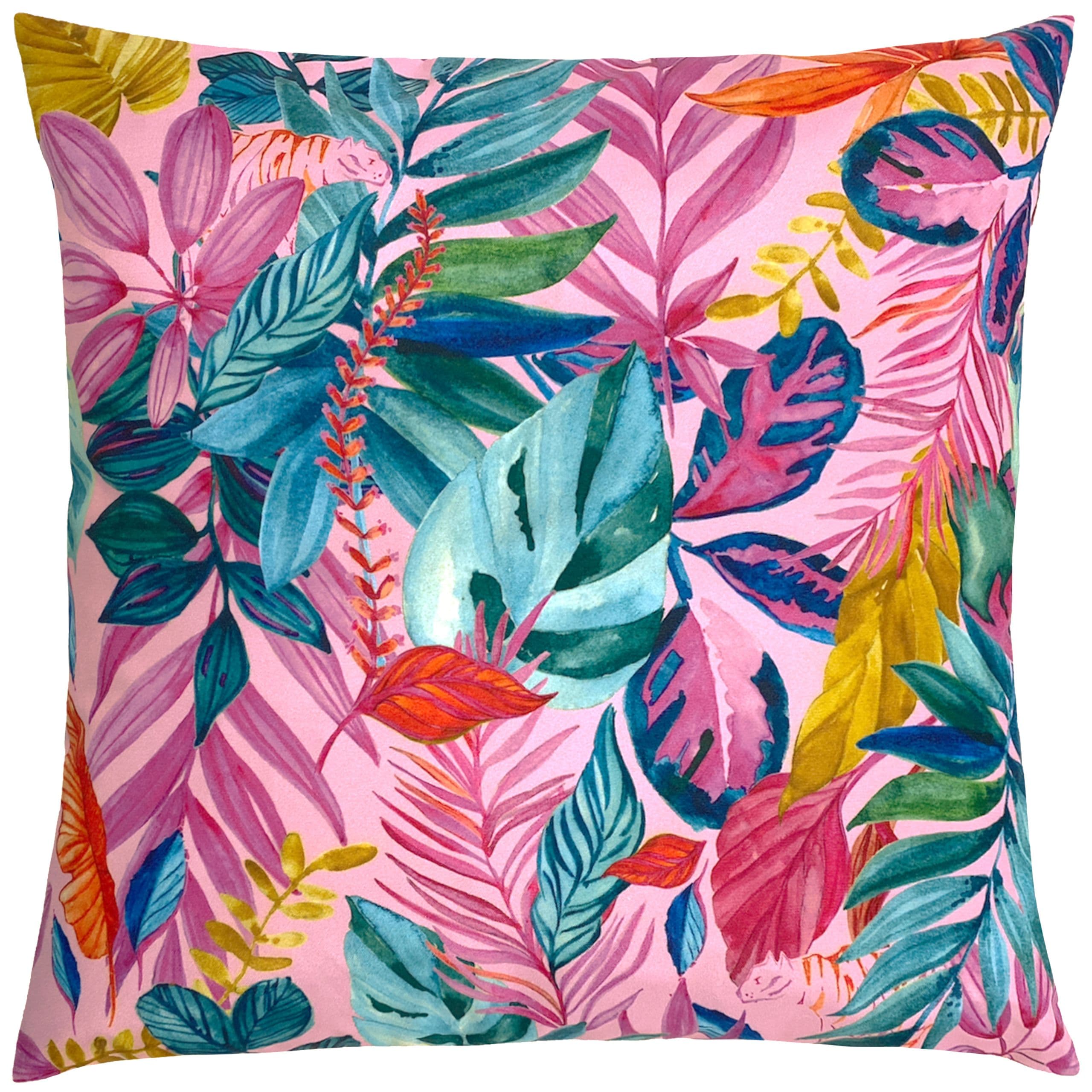 Psychedelic Jungle Polyester Filled Outdoor Cushion