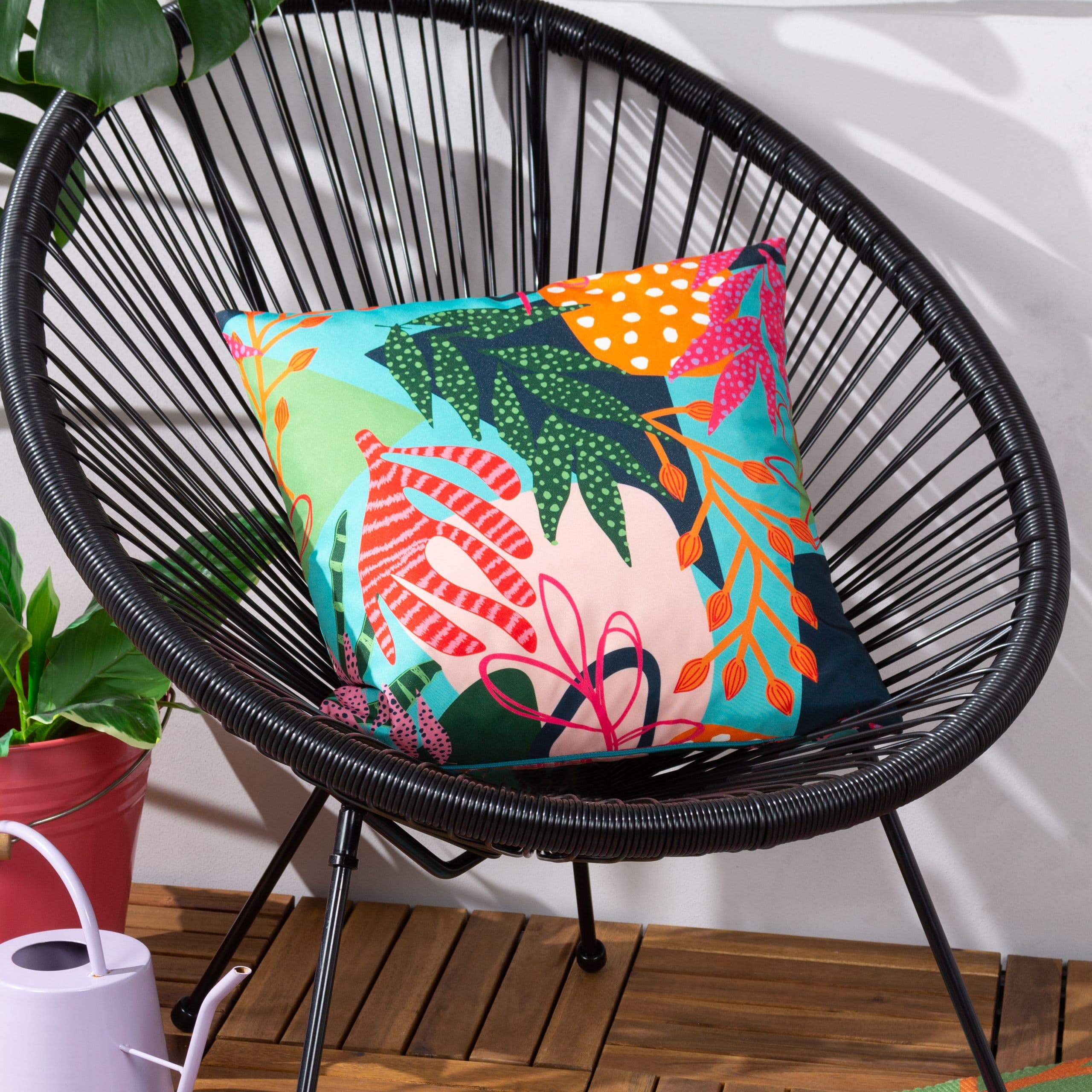 Coralina Floral Water & UV Resistant Outdoor Cushion