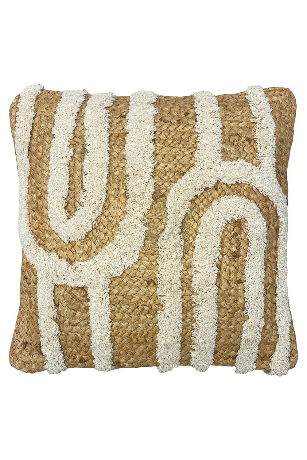 Unio Tufted Jute Natural Cushion