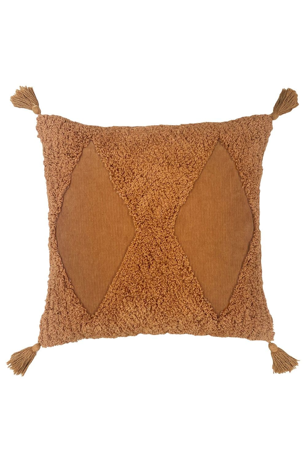 Kantha Tufted Diamond Cushion