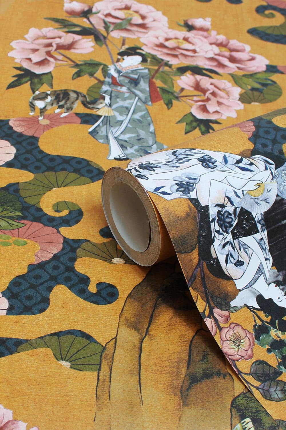 Geisha Digitally Printed Global Wallpaper