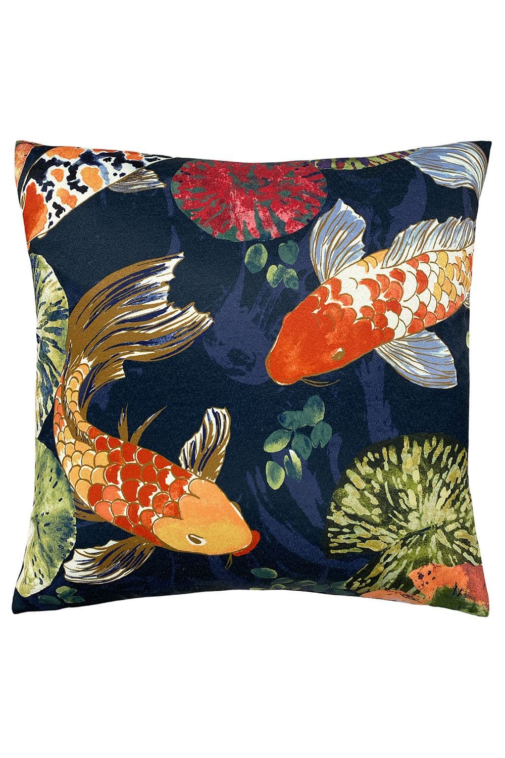 Koi Pond Printed Cushion