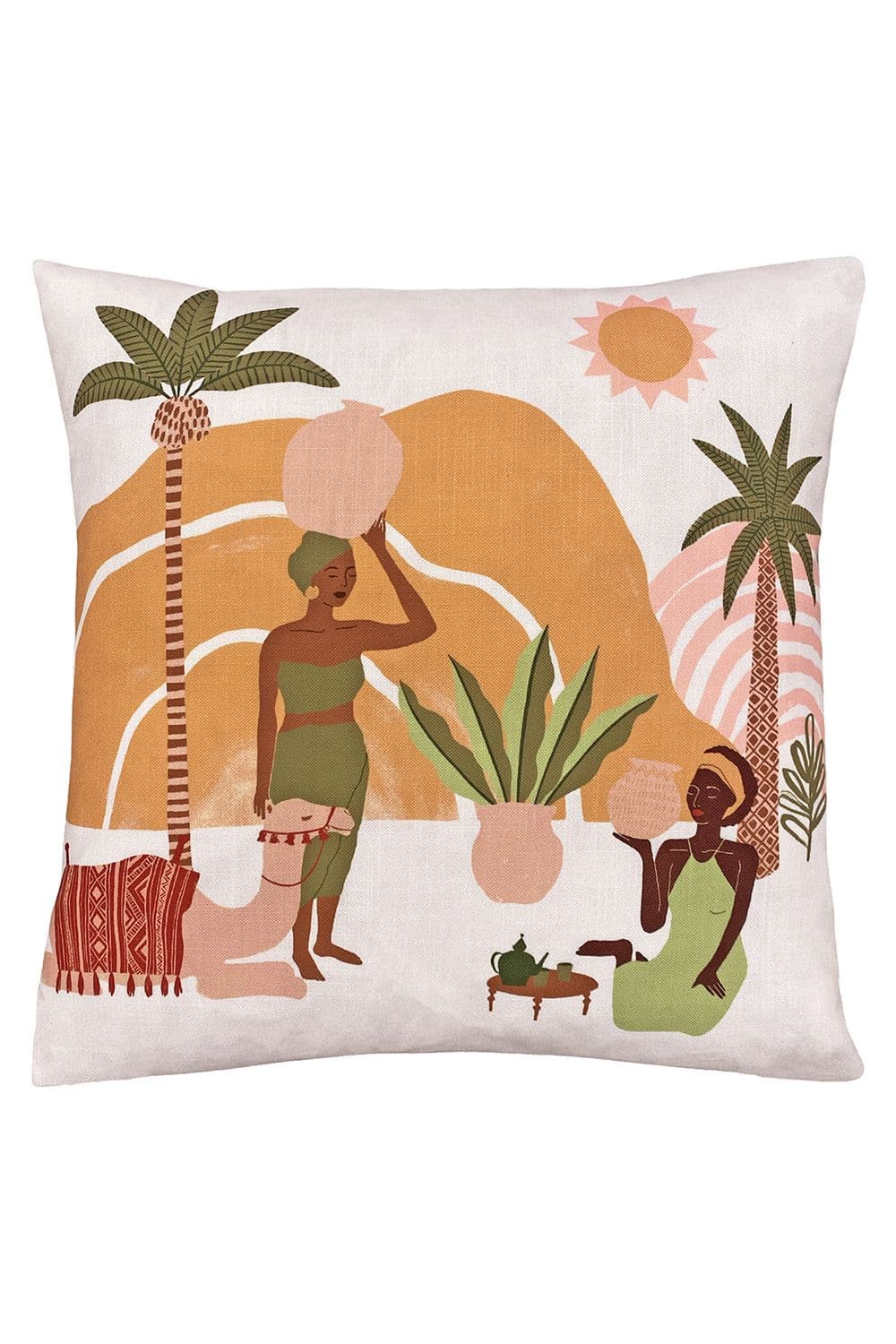 Alia Abstract Printed Cushion