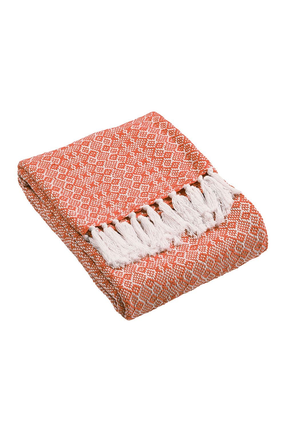 Jewels Geometric Diamond Herringbone Throw