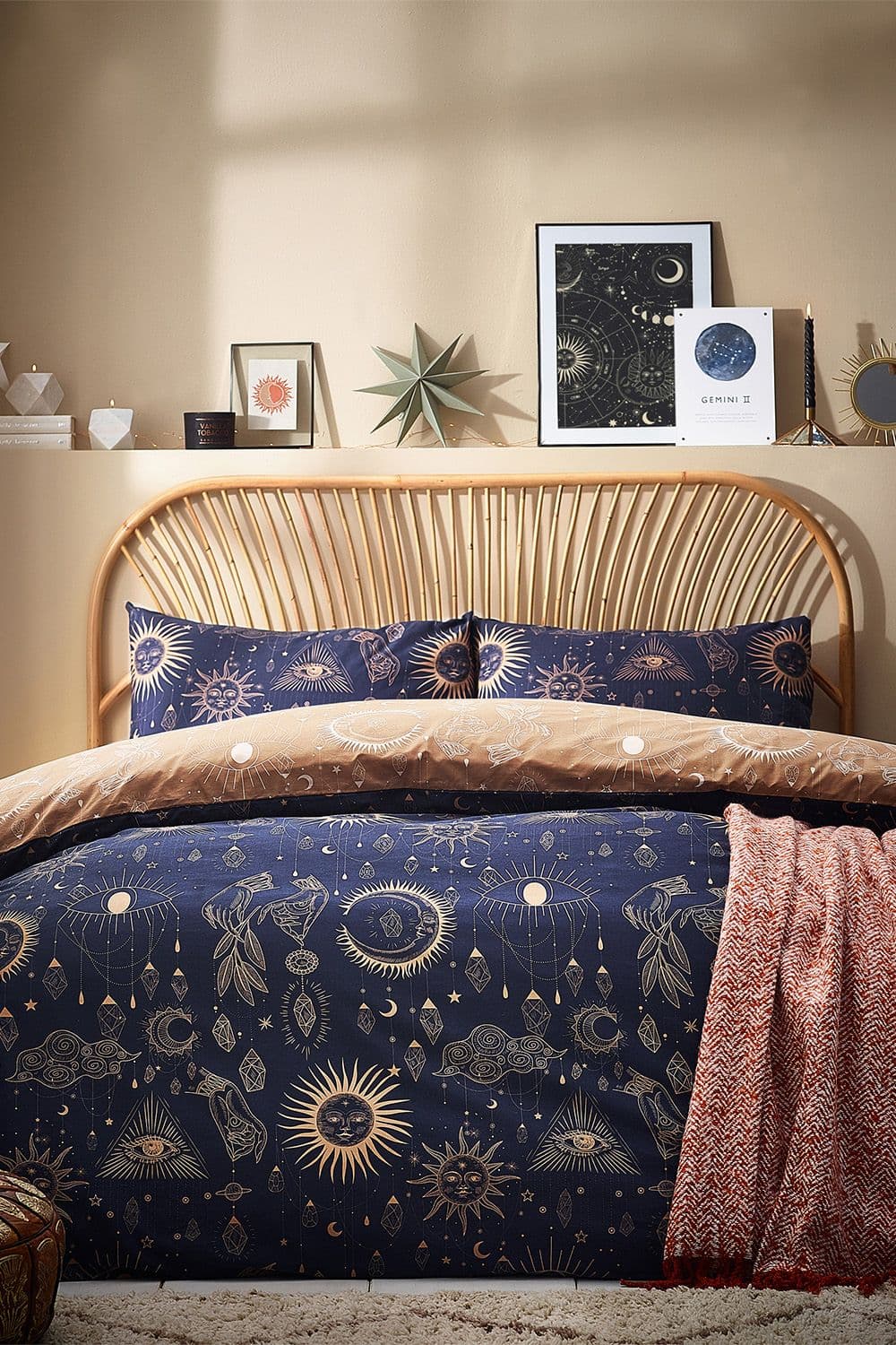Constellation Celestial Reversible Duvet Cover Set