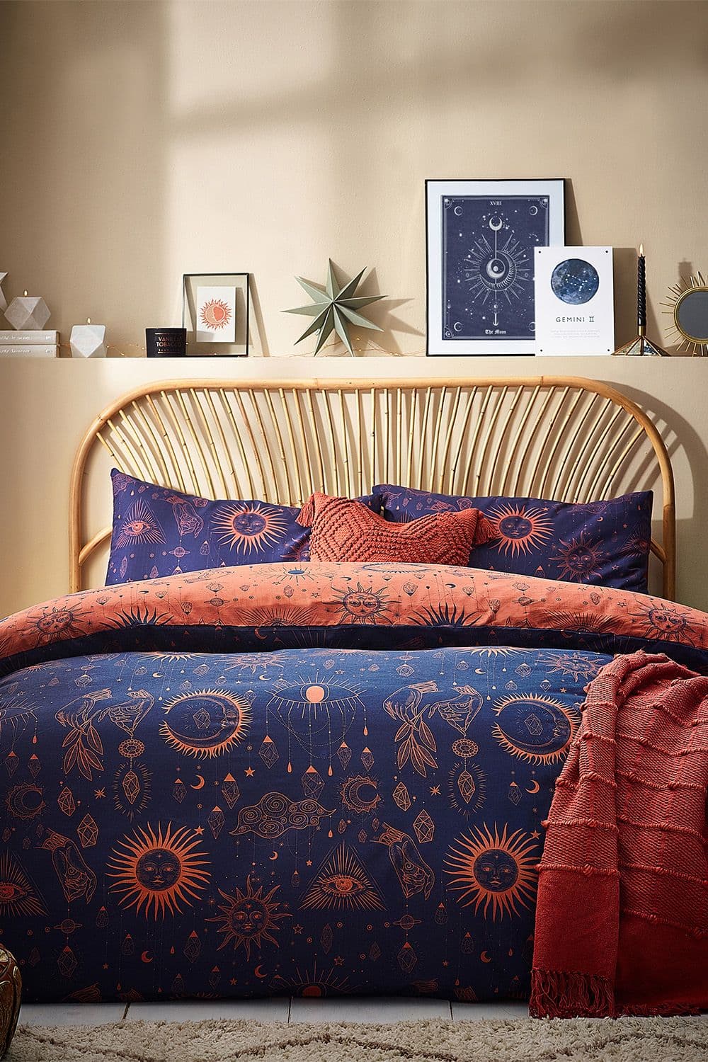 Constellation Celestial Reversible Duvet Cover Set