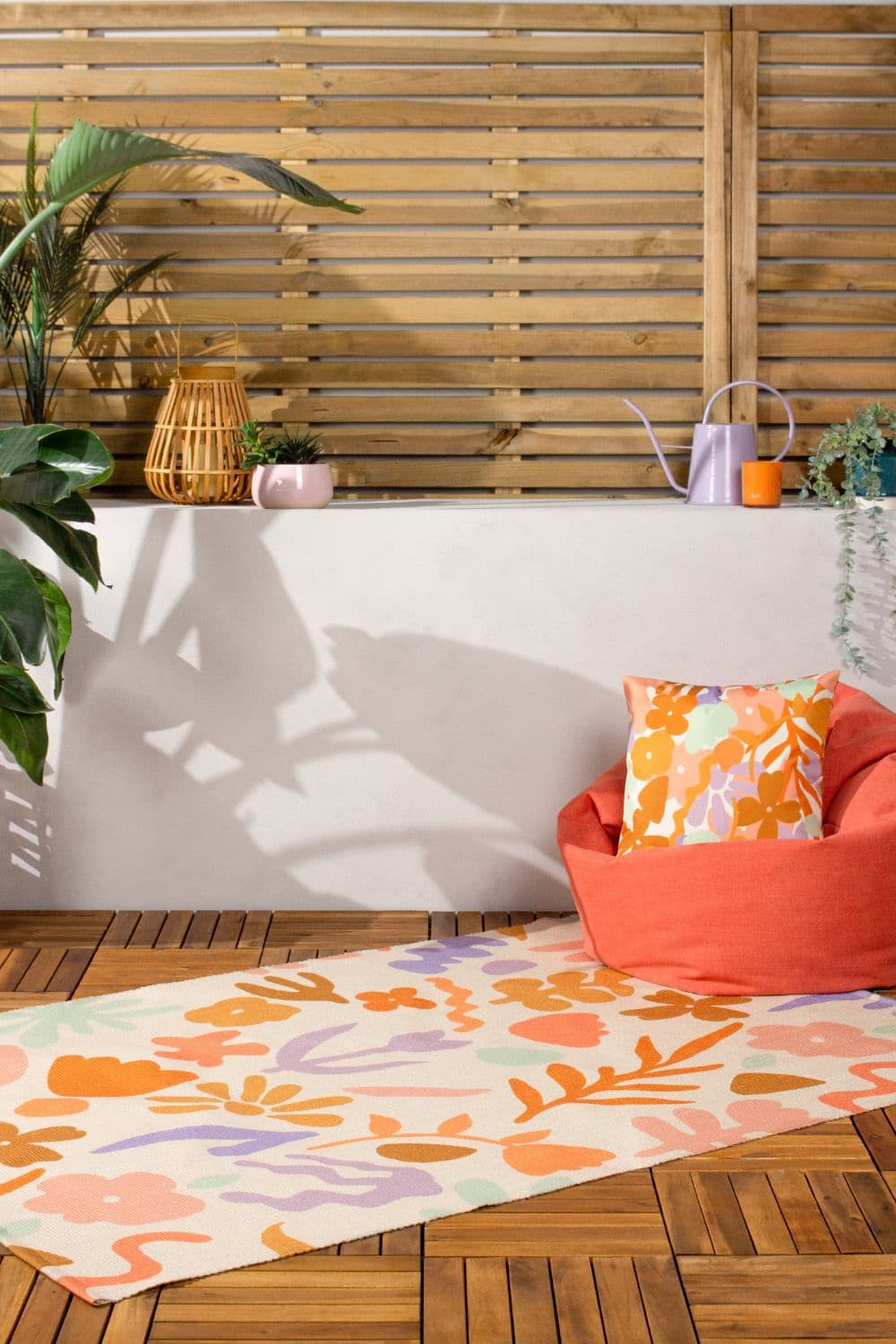 Amelie Abstract Floral UV & Weatherproof Outdoor/Indoor Rug