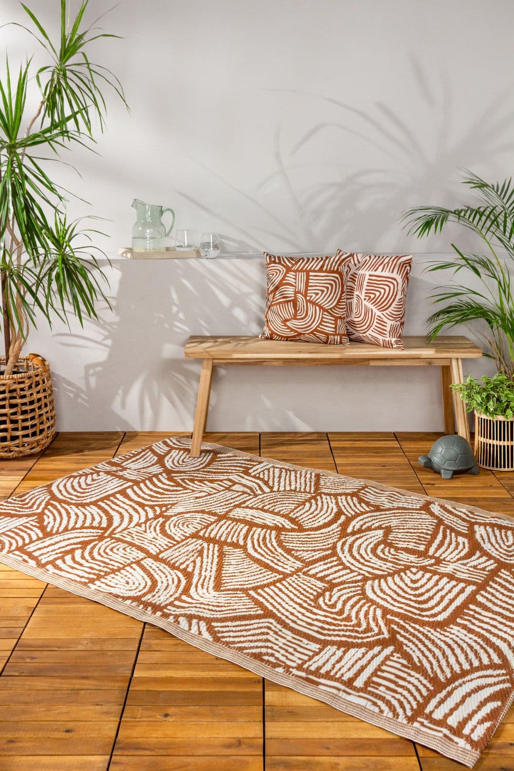 Dunes Recycled Woven Jacquard UV & Weatherproof Outdoor Rug