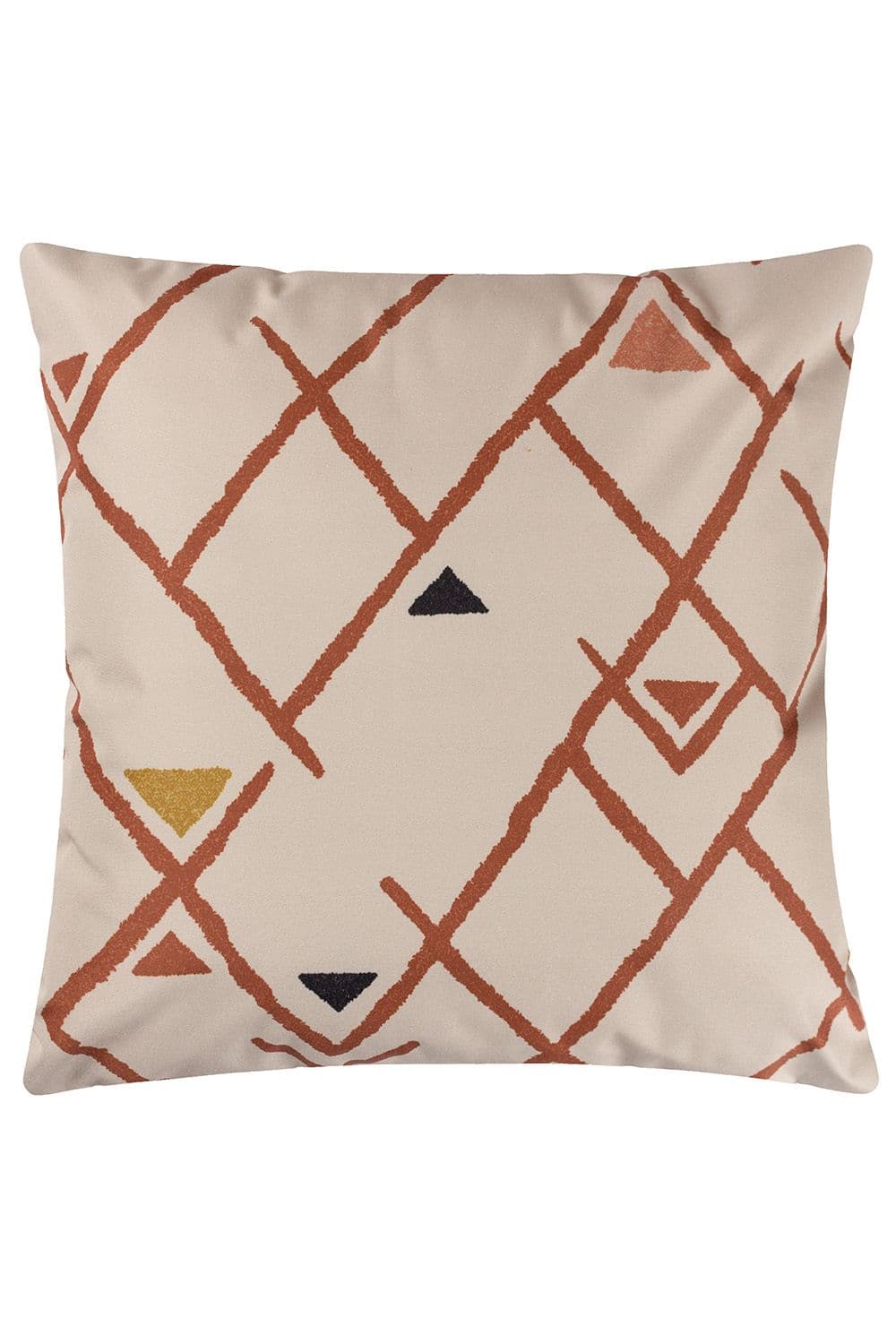 Inka Geometric Water & UV Resistant Reversible Outdoor Cushion