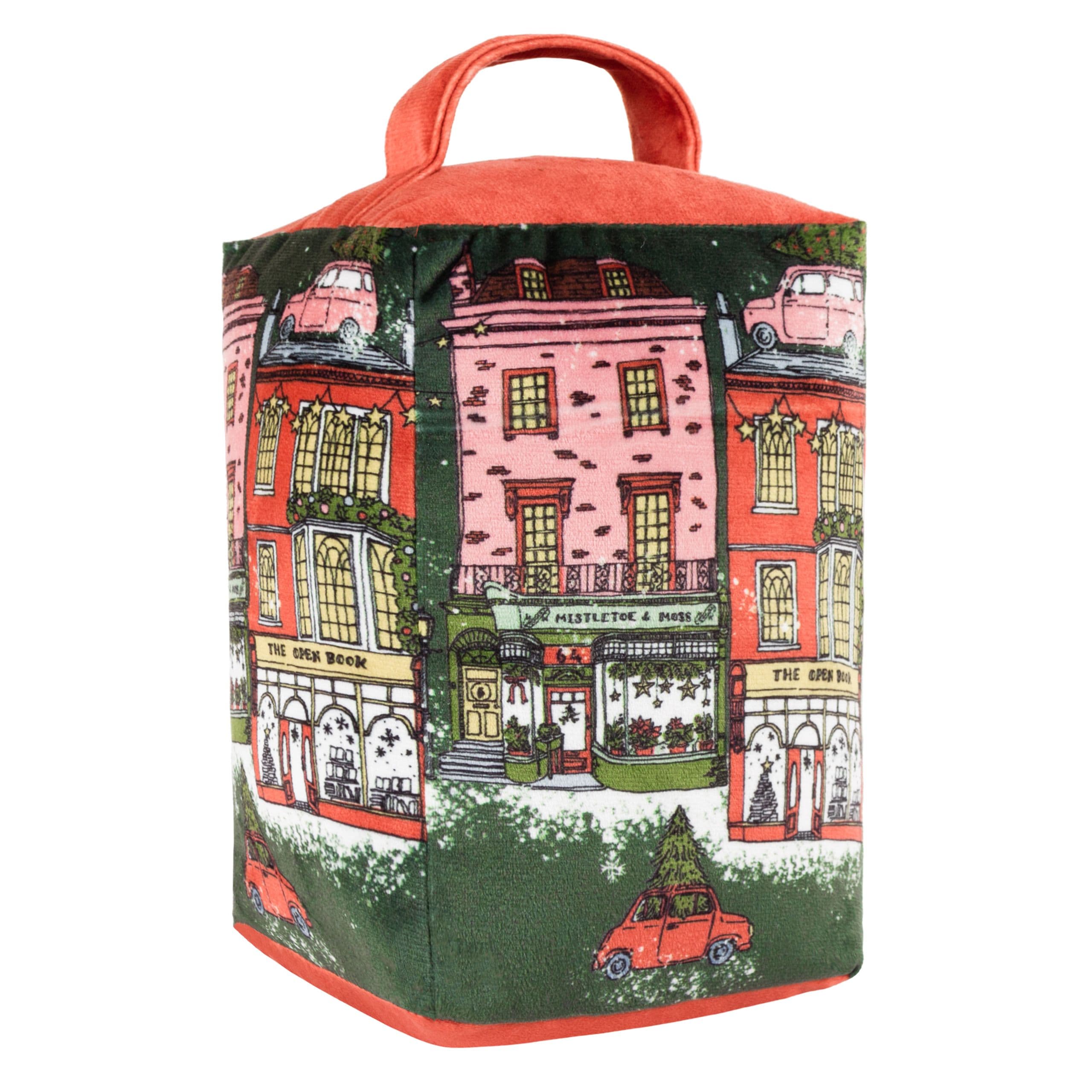 Christmas Spirit Velvet Festive Novelty Door Stop