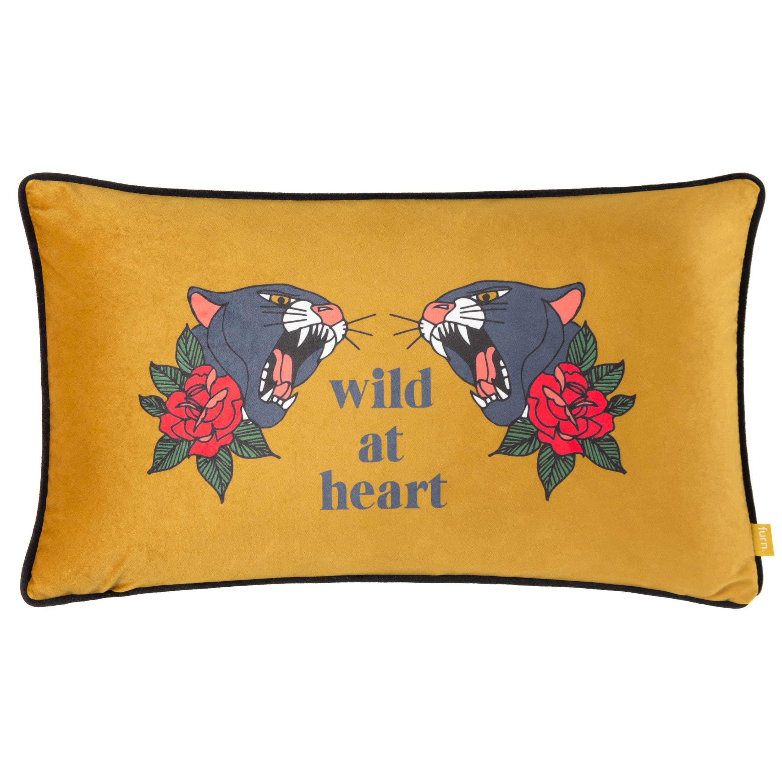 Inked Wild Animal Cushion