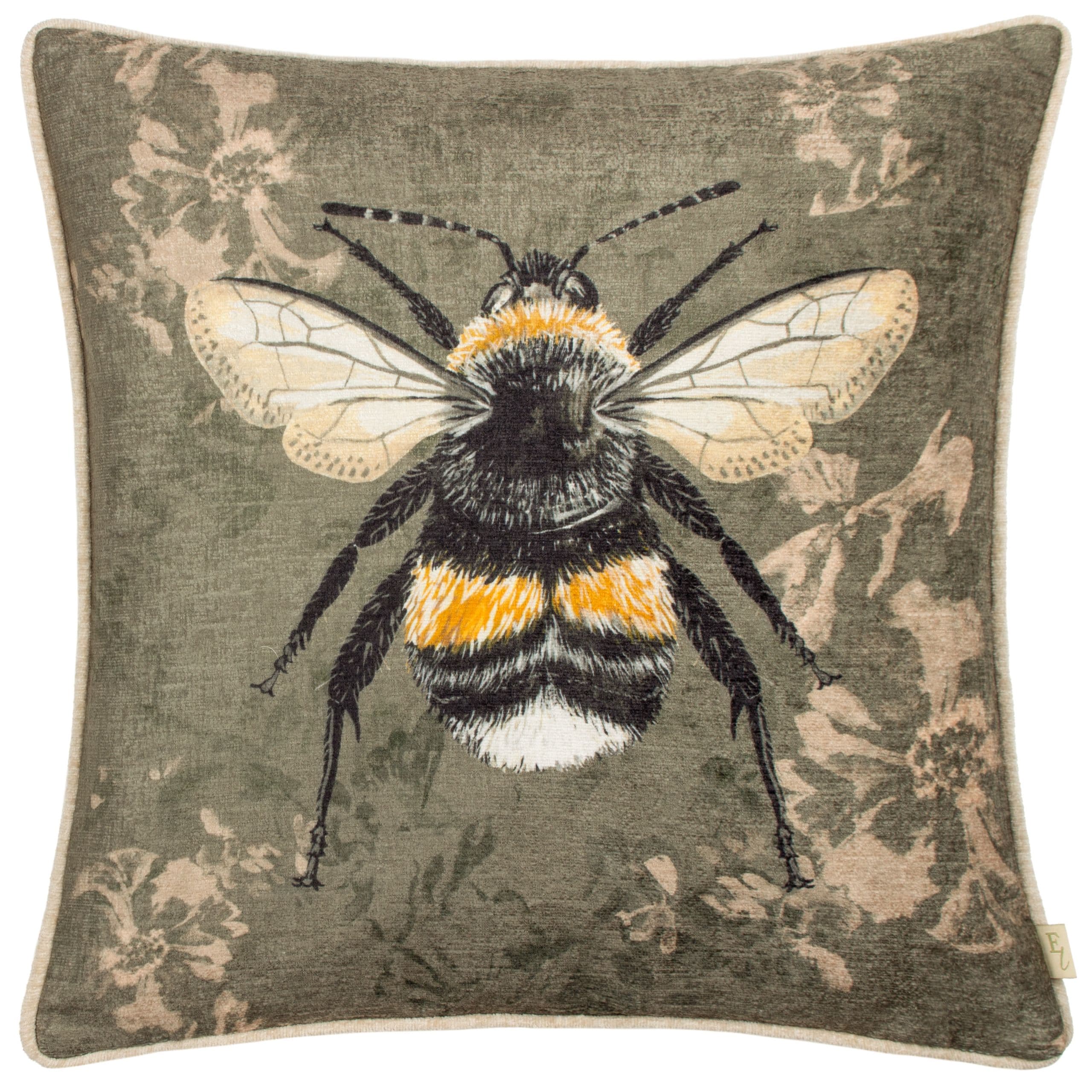 Avebury Bee Contrast Reverse Cushion