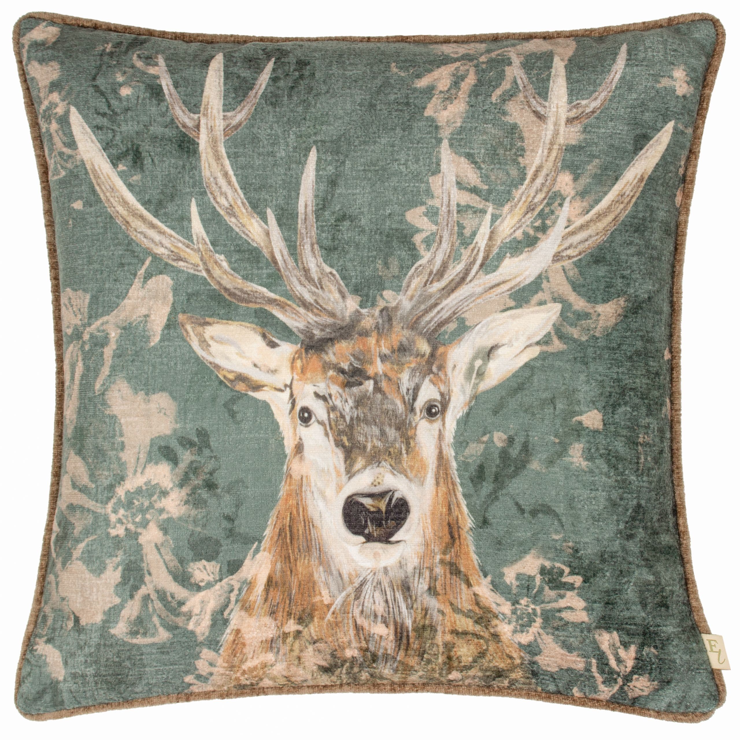 Avebury Stag Contrast Reverse Cushion