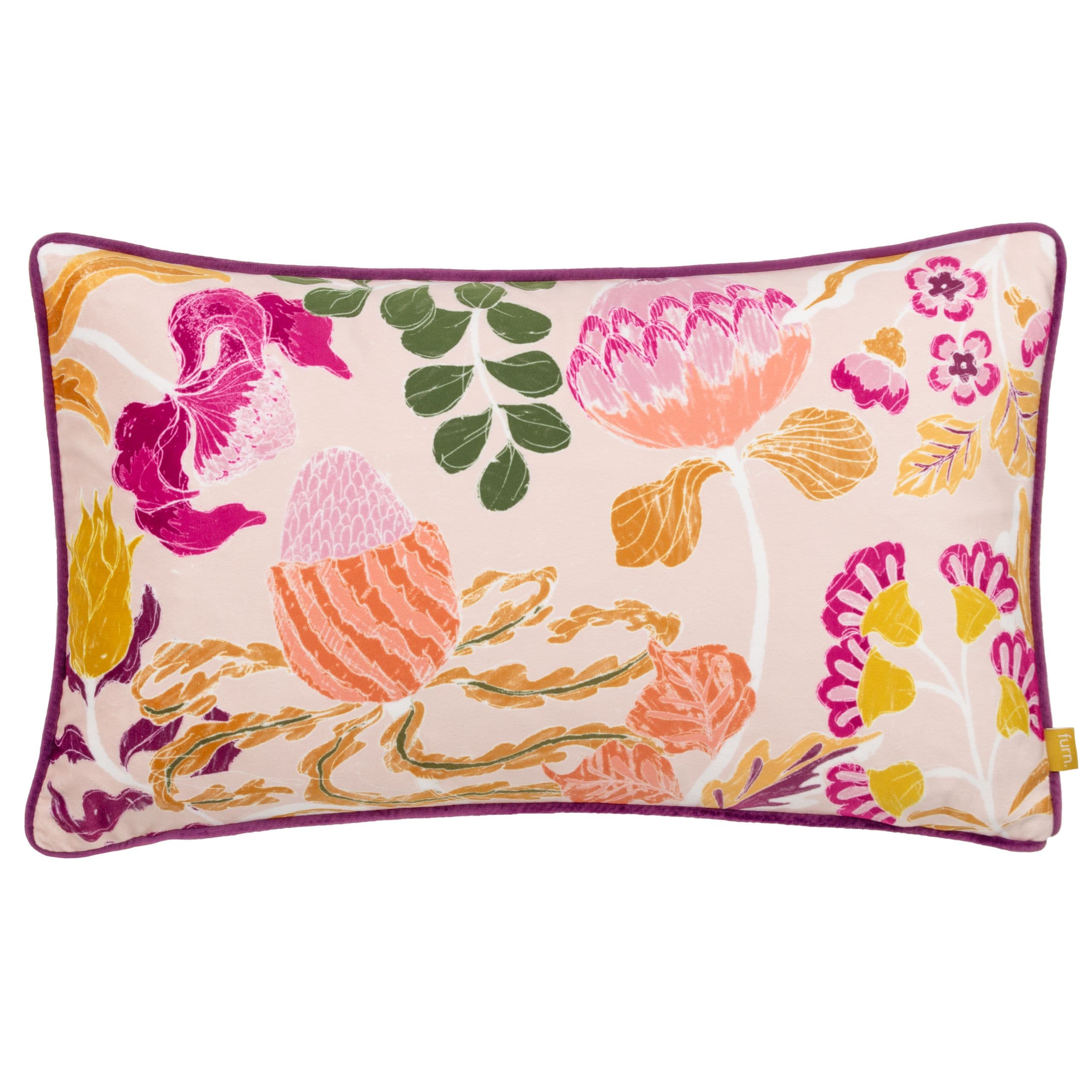 Protea Printed Abstract Cushion
