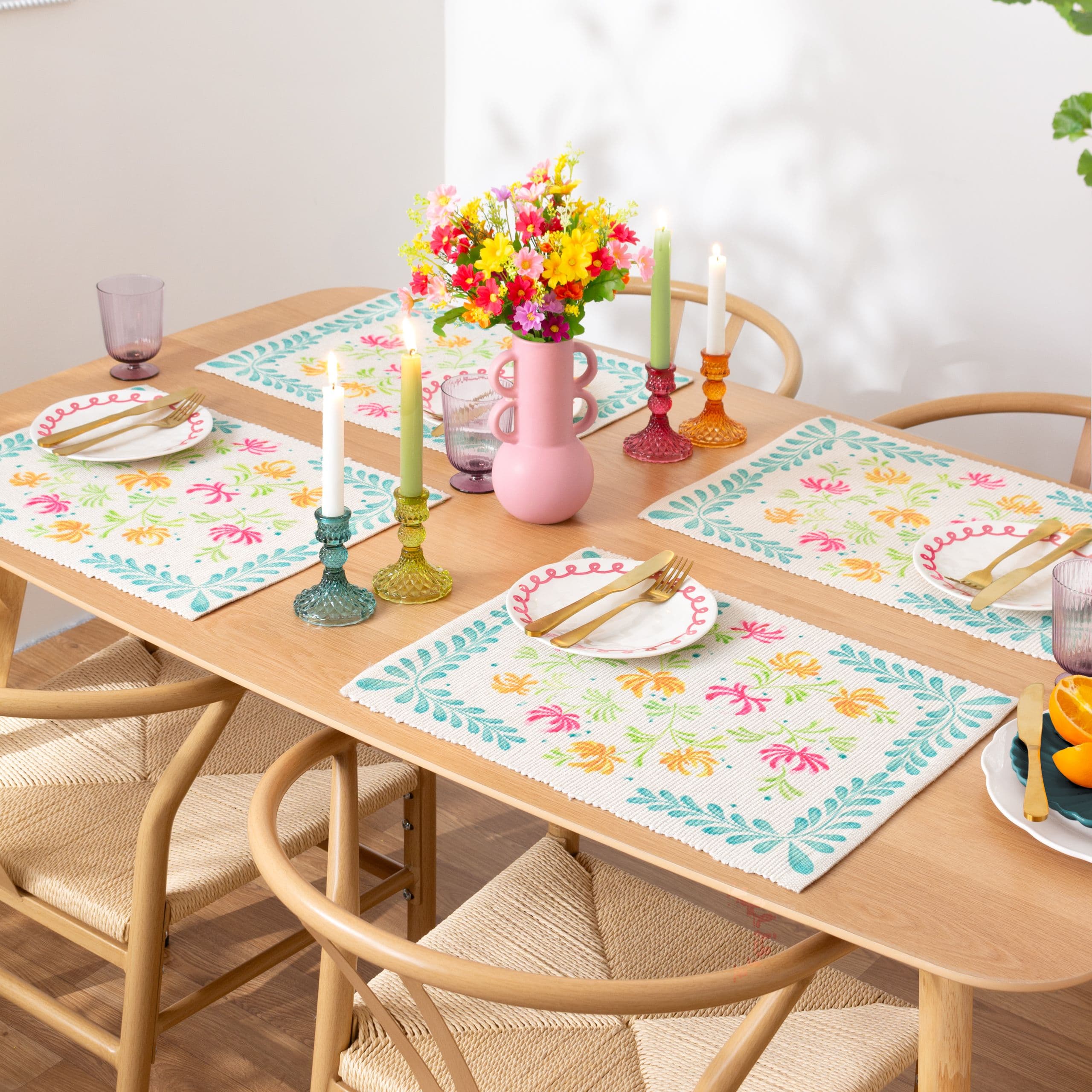 Honeysuckle Set of 4 Indoor/Outdoor Placemats