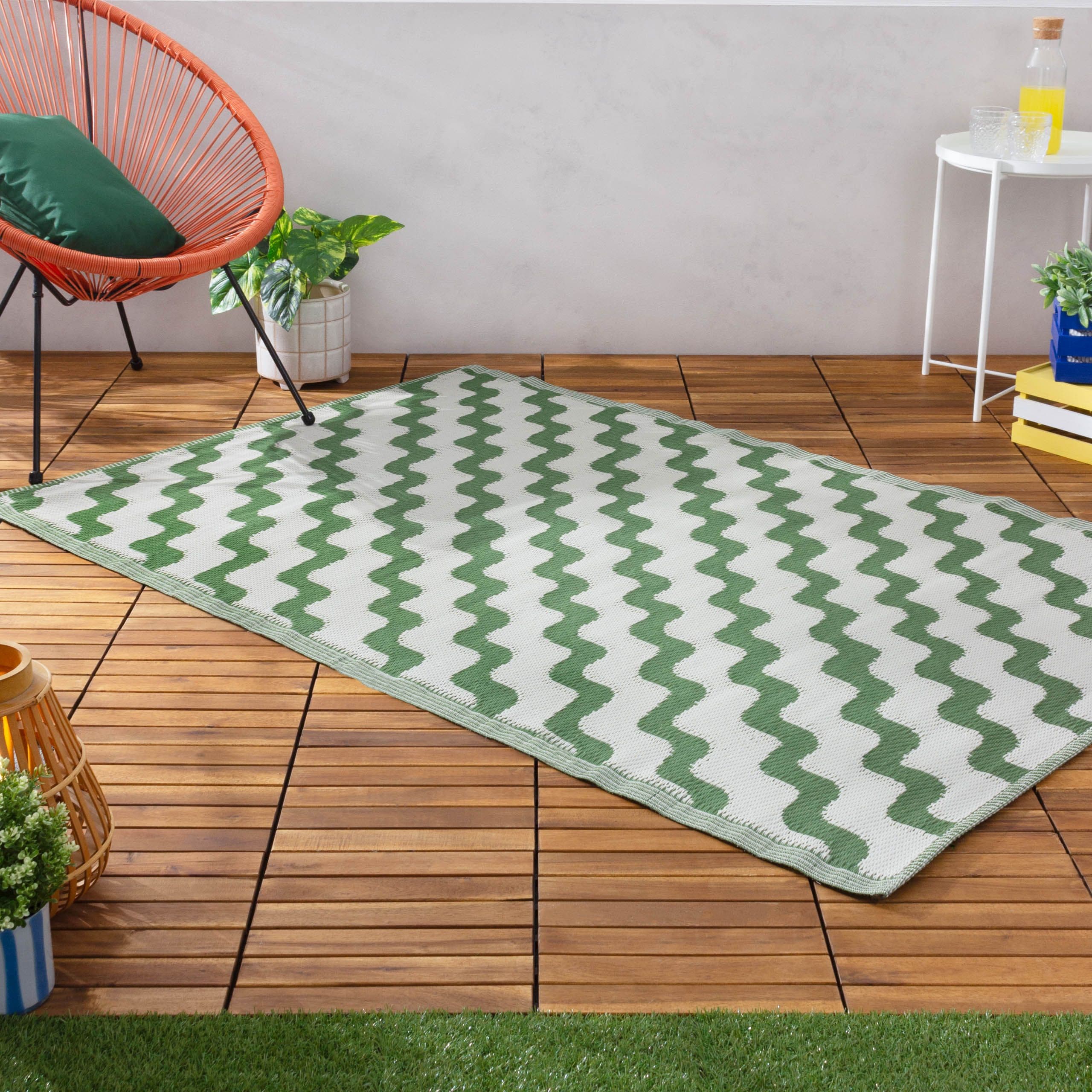 Wave 100% Recycled Outdoor/Indoor Rug