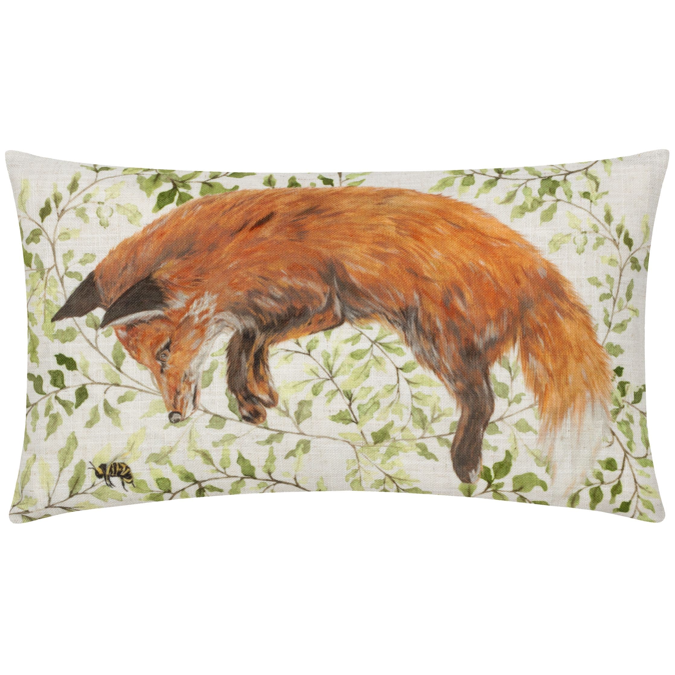 Evans Lichfield Shugborough Leaping Fox Traditional Polyester Filled Cushion