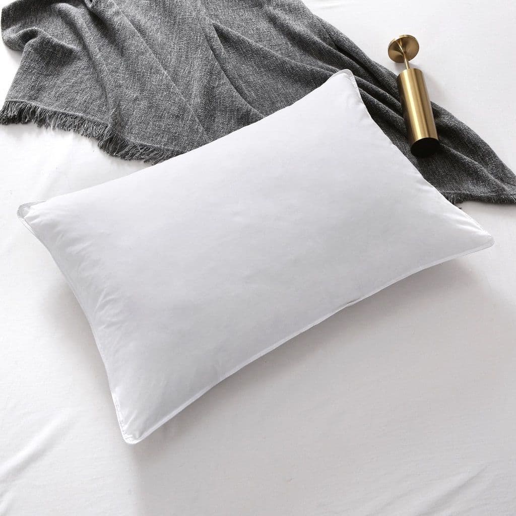 8 x Duck Feather Down Pillows Cotton Cover