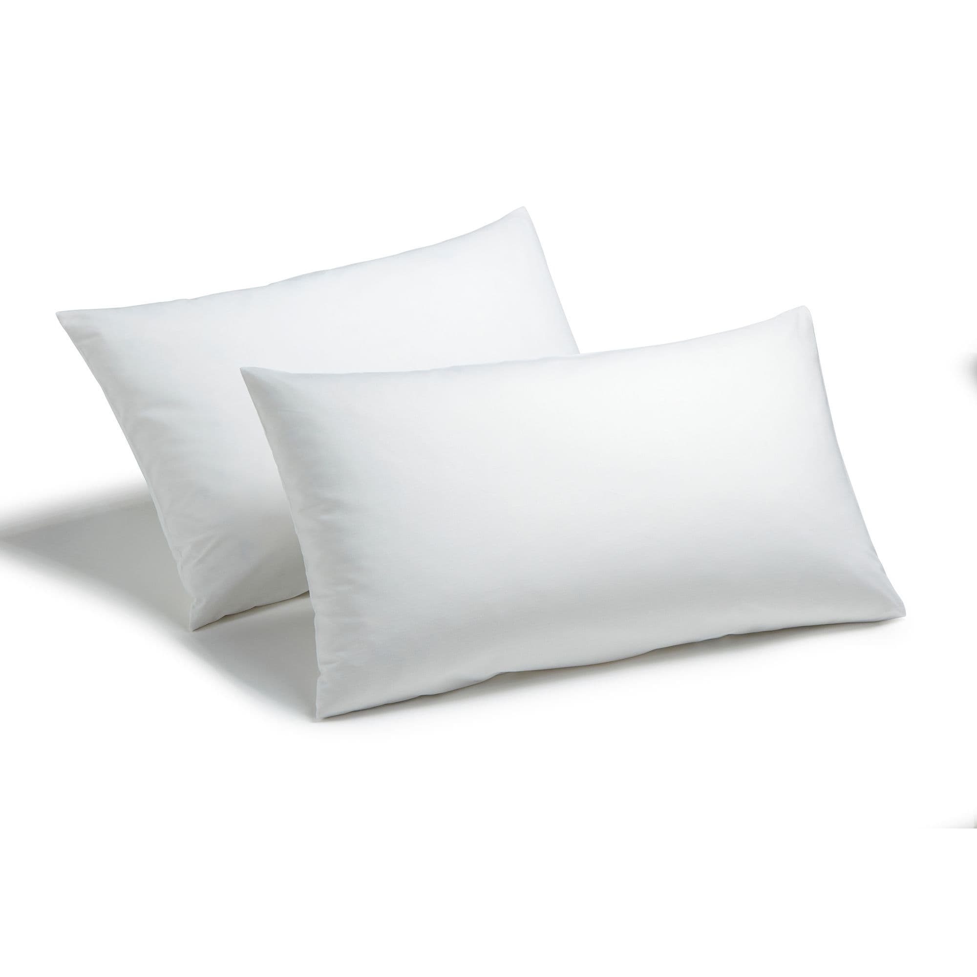 8 x Hollowfibre Pillow Polycotton Cover Thick Bounce Back Pillows
