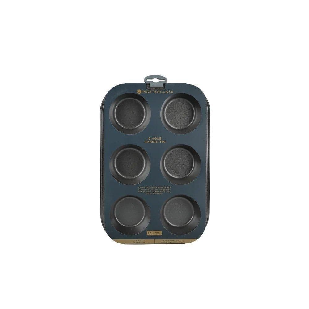 Non Stick 6 Hole Deep Baking Pan