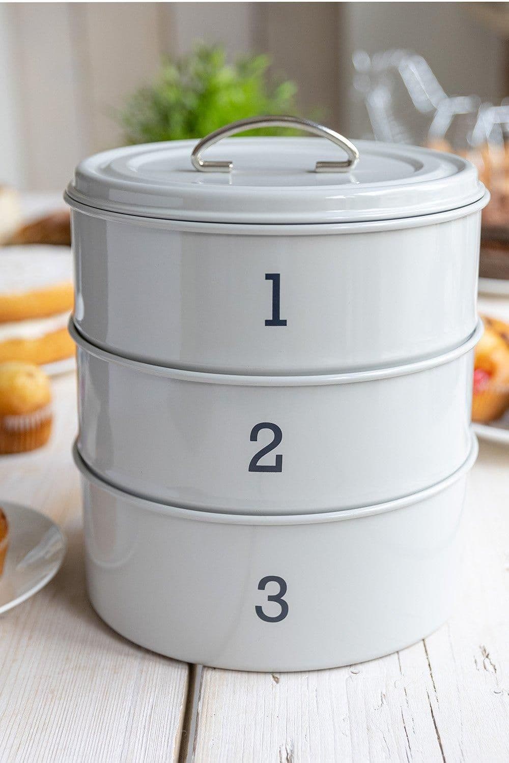 French Three Tier Cake Tin Set