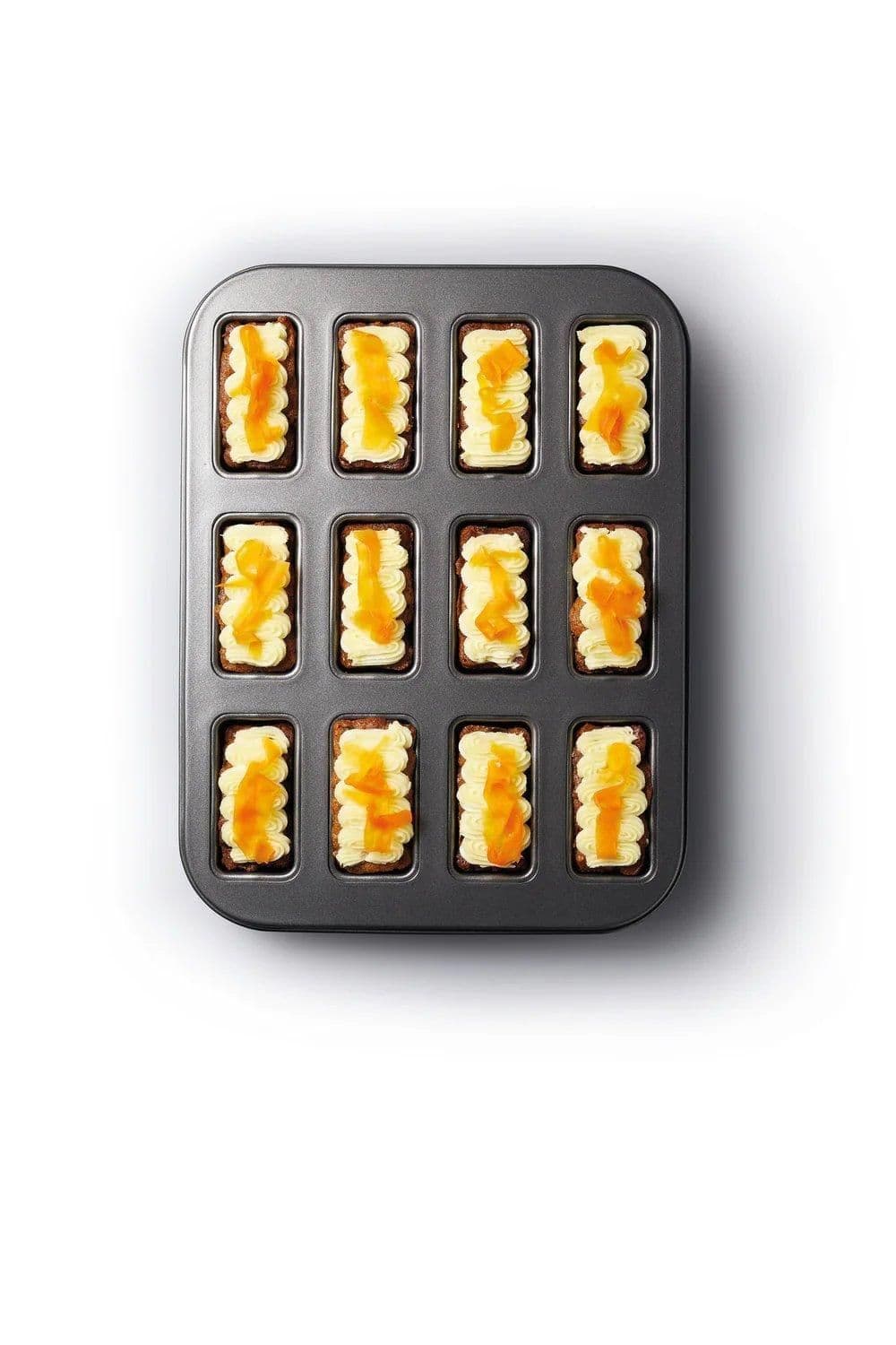 Non Stick Twelve Hole Mini Loaf Tin