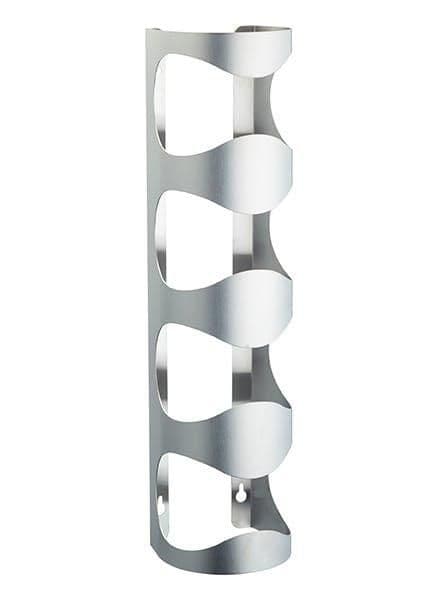 Stainless Steel Wall Mounted Wine Rack, 10x11x45cm, Gift tagged