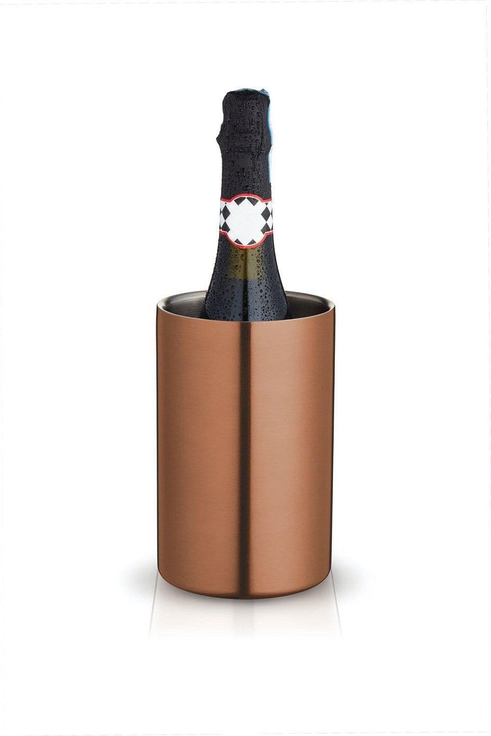 Double Walled Copper Finish Wine Cooler