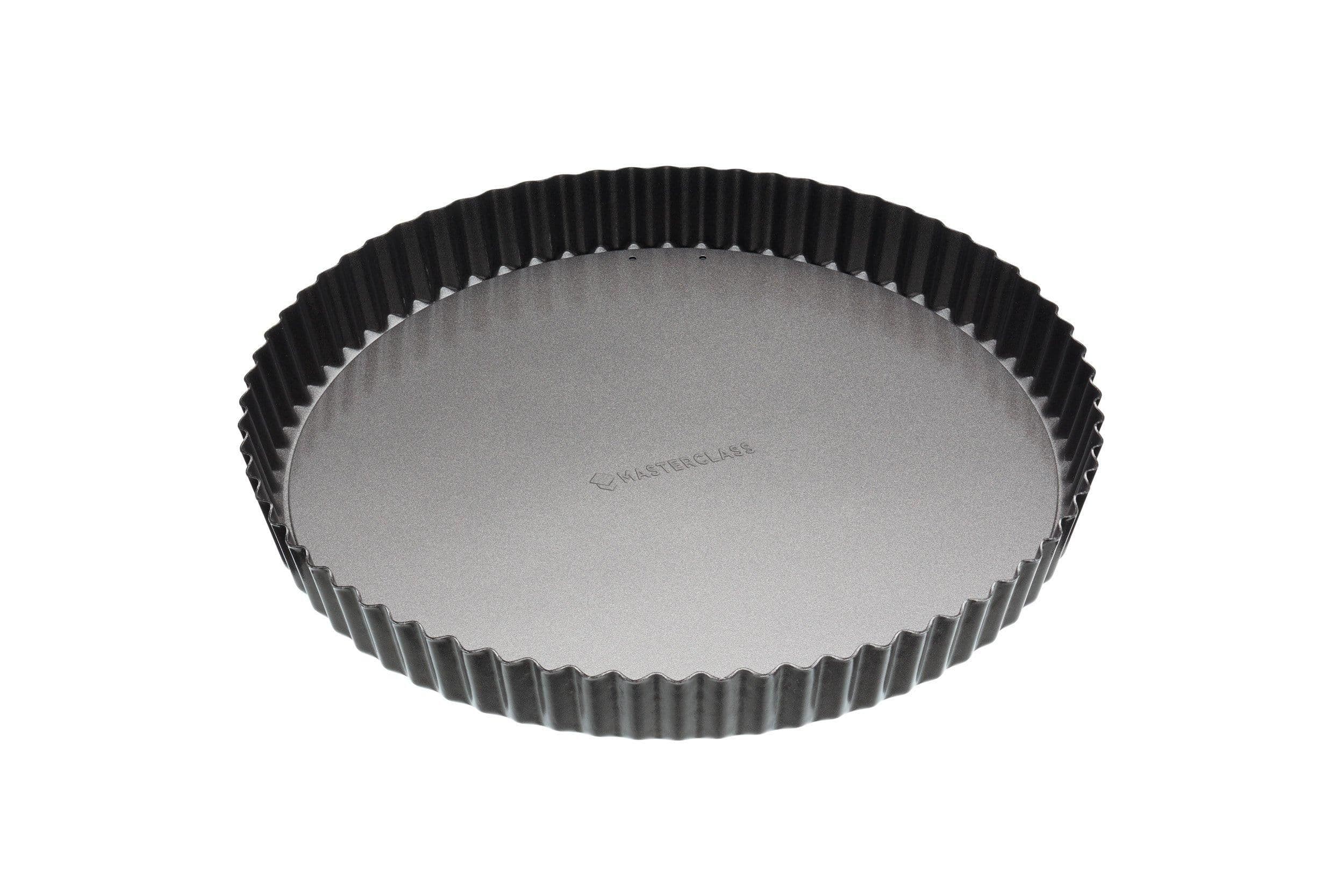 Non Stick 28cm Fluted Round Flan Quiche Tin