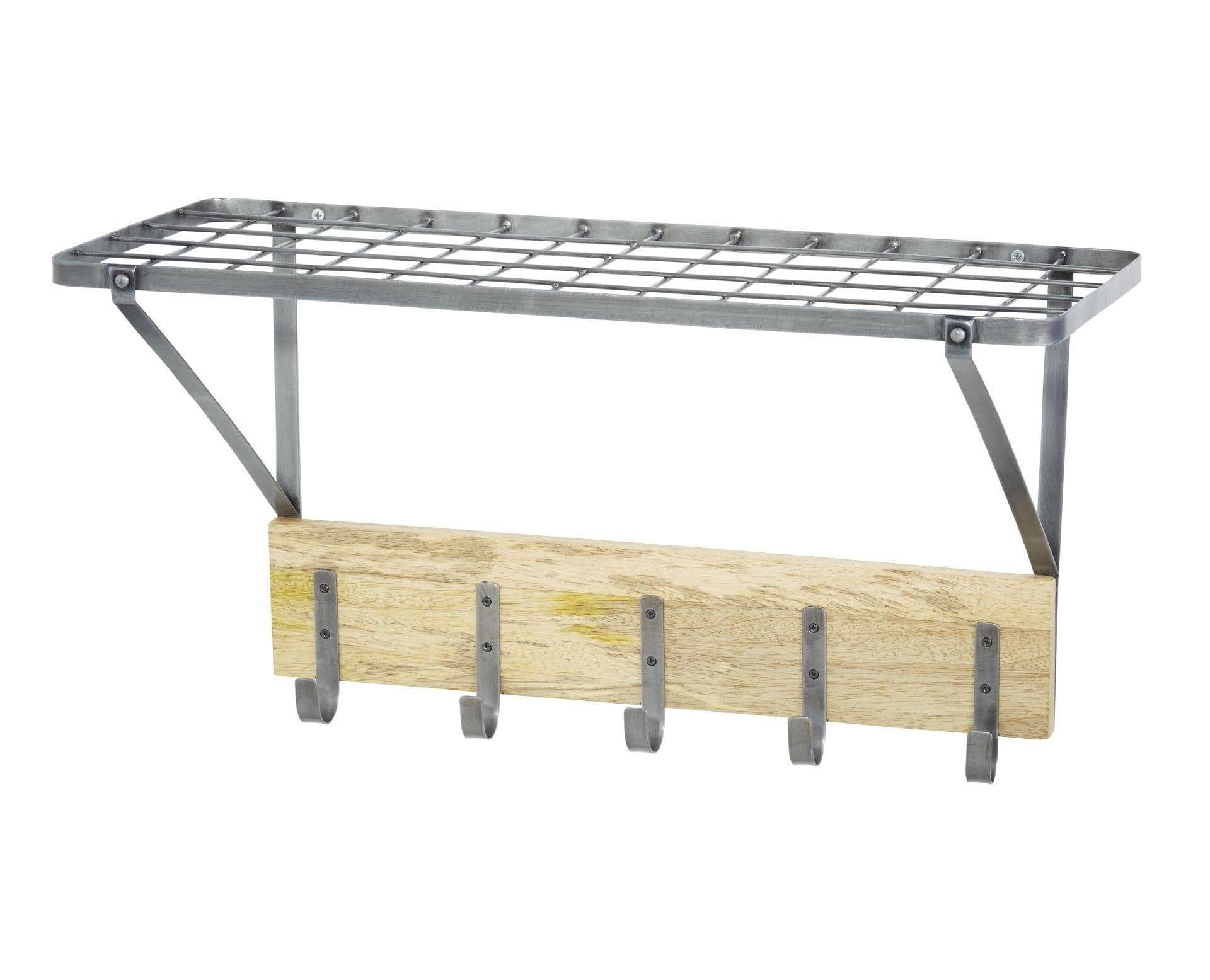 Wall Mounted Shelf Hooks