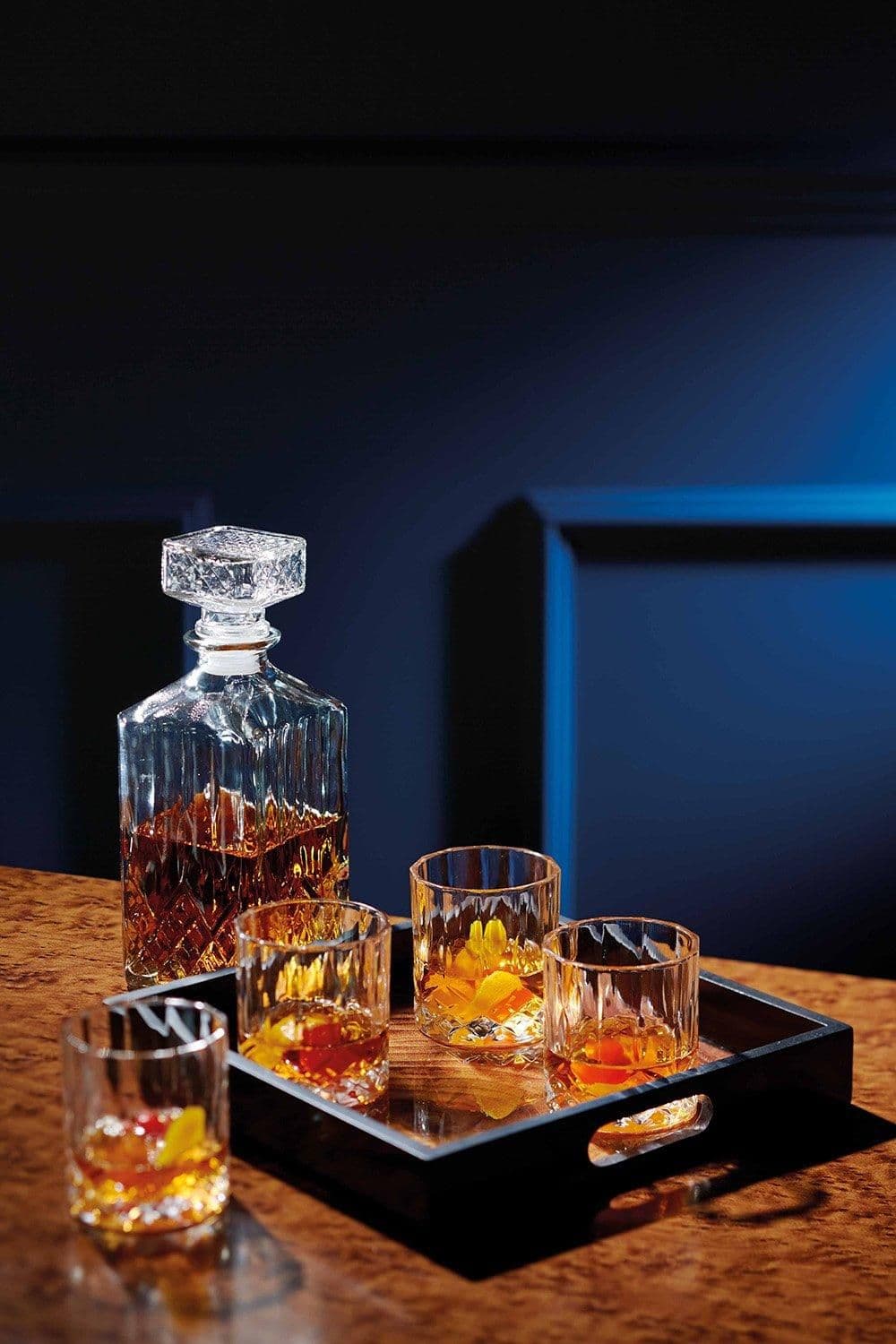 Cut Glass Decanter Set