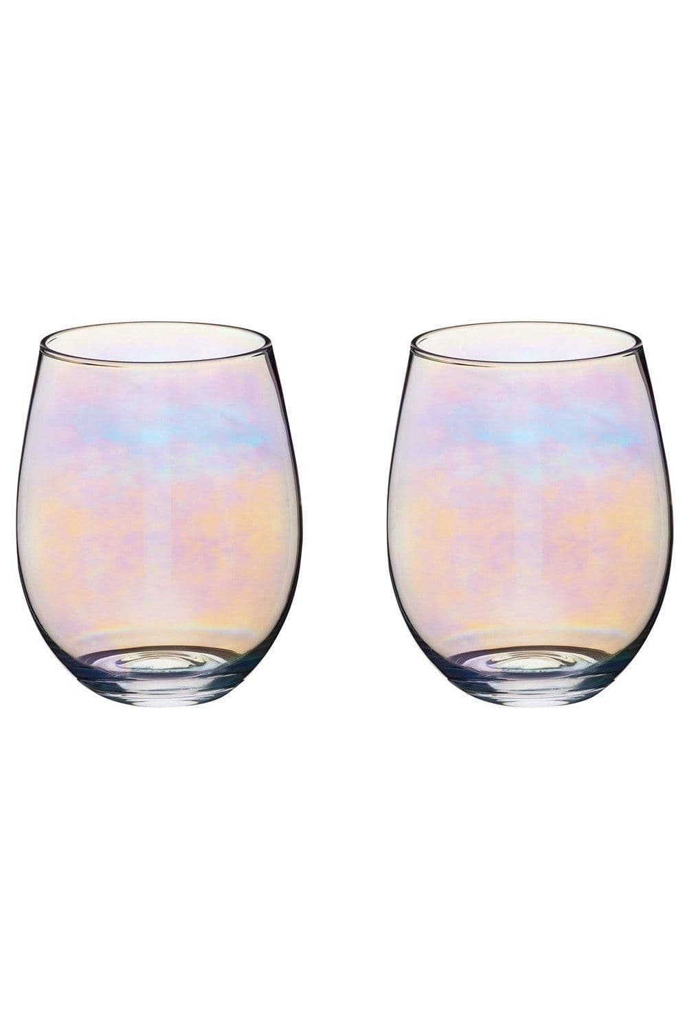 Glass Tumblers set of 2, Lustre Glassware, Gift Boxed