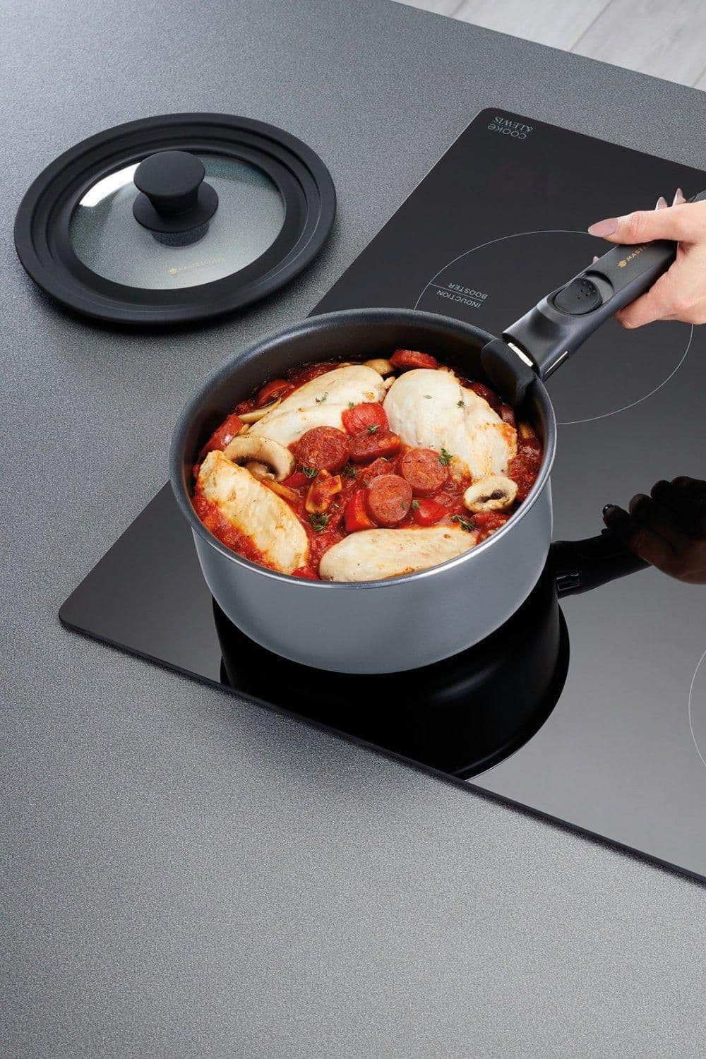 Smart Space Set Three Stacking Induction Safe Non Stick Pans